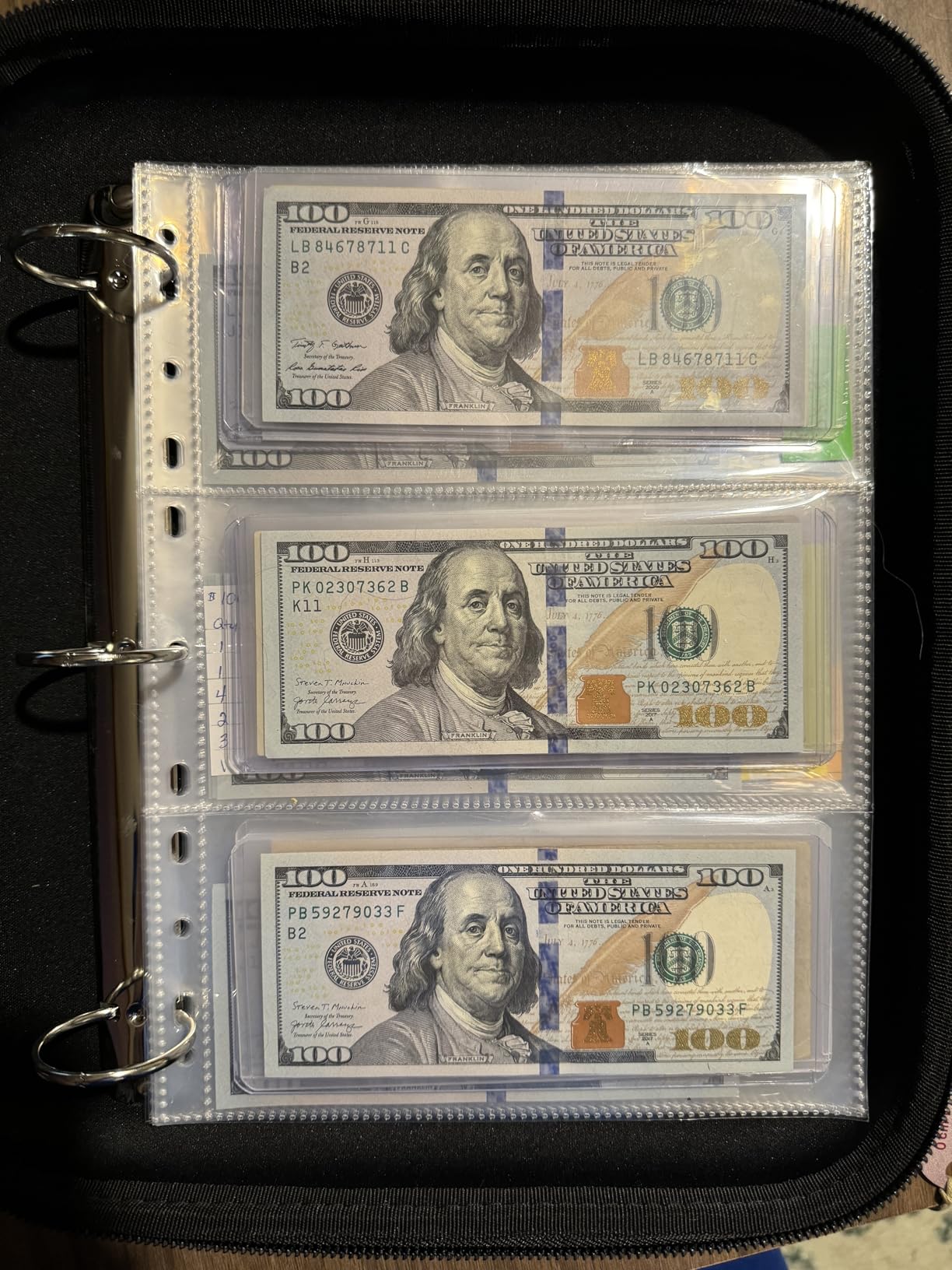 Coin Collection Album with Lock, 350 Pockets Fireproof Hard Coin Collection Book & 36 Sleeves Currency Collection Binder Storage for up to 45mm Coins customer photo 1