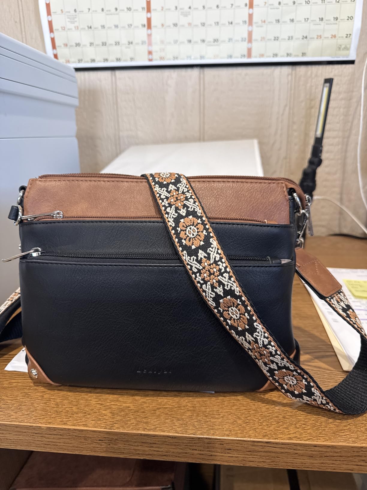 Crossbody Bags for Women Rfid Travel Crossbody Purses Leather Handbags Medium Shoulder bag with Adjustable Strap customer photo 1