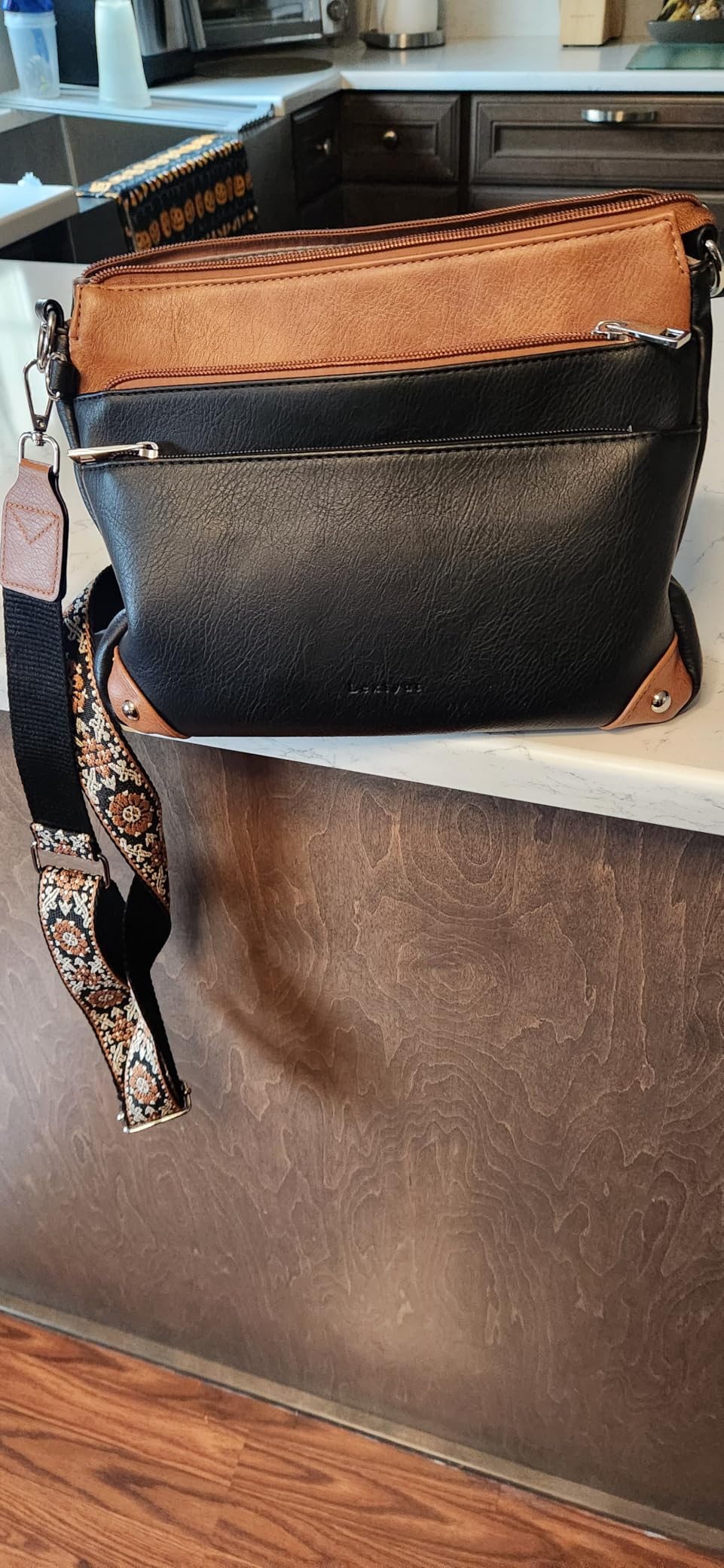 Crossbody Bags for Women Rfid Travel Crossbody Purses Leather Handbags Medium Shoulder bag with Adjustable Strap customer photo 2