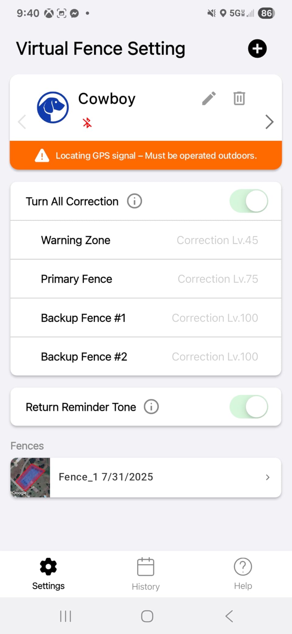 Dogtra GPS Fence - No Subscription, Custom Wireless Dog Fence with App, Smart Guidance & Return Reminder Tone/Vibration/Correction, IPX9K Waterproof Rechargeable Collar customer photo 1