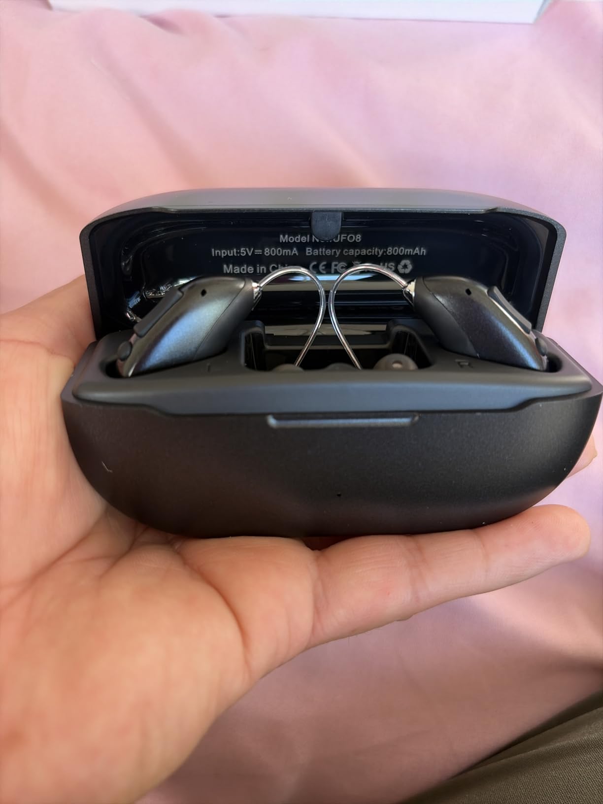 Hearing Aids Rechargeable Hearing Aids for Seniors with Moderate Hearing Loss, Hearing Amplifiers for Seniors with Noise Cancellation and Volume Control customer photo 1