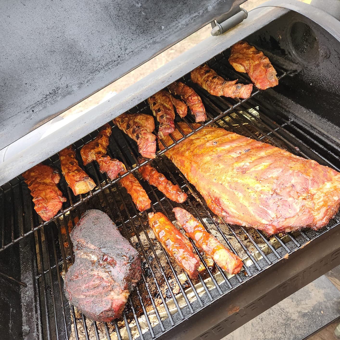 Z GRILLS ZPG-450A2 Wood Pellet Grill & Smoker, PID V3.0 Controller, 459 Sq in Cook Area, Foldable Shelf, Meat Probe, Rain Cover, 8 in 1 BBQ Grill Outdoor Auto Temperature Control, Bronze customer photo 1