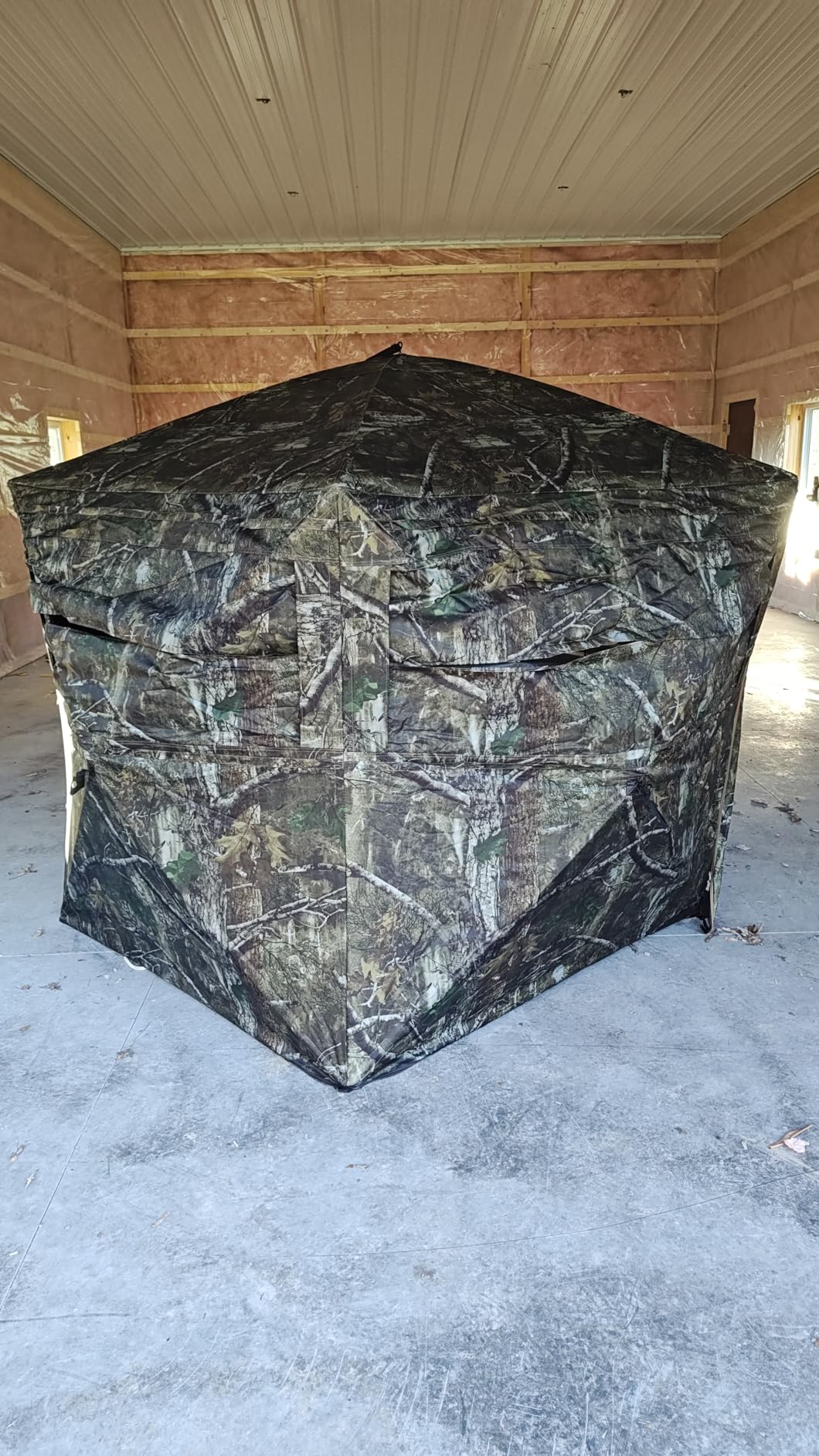 Hunting Blind, 2 Person Pop Up Blinds 360/270 Degree See Through,3-4 Portable Person Hunting Ground Blinds for Deer customer photo 1