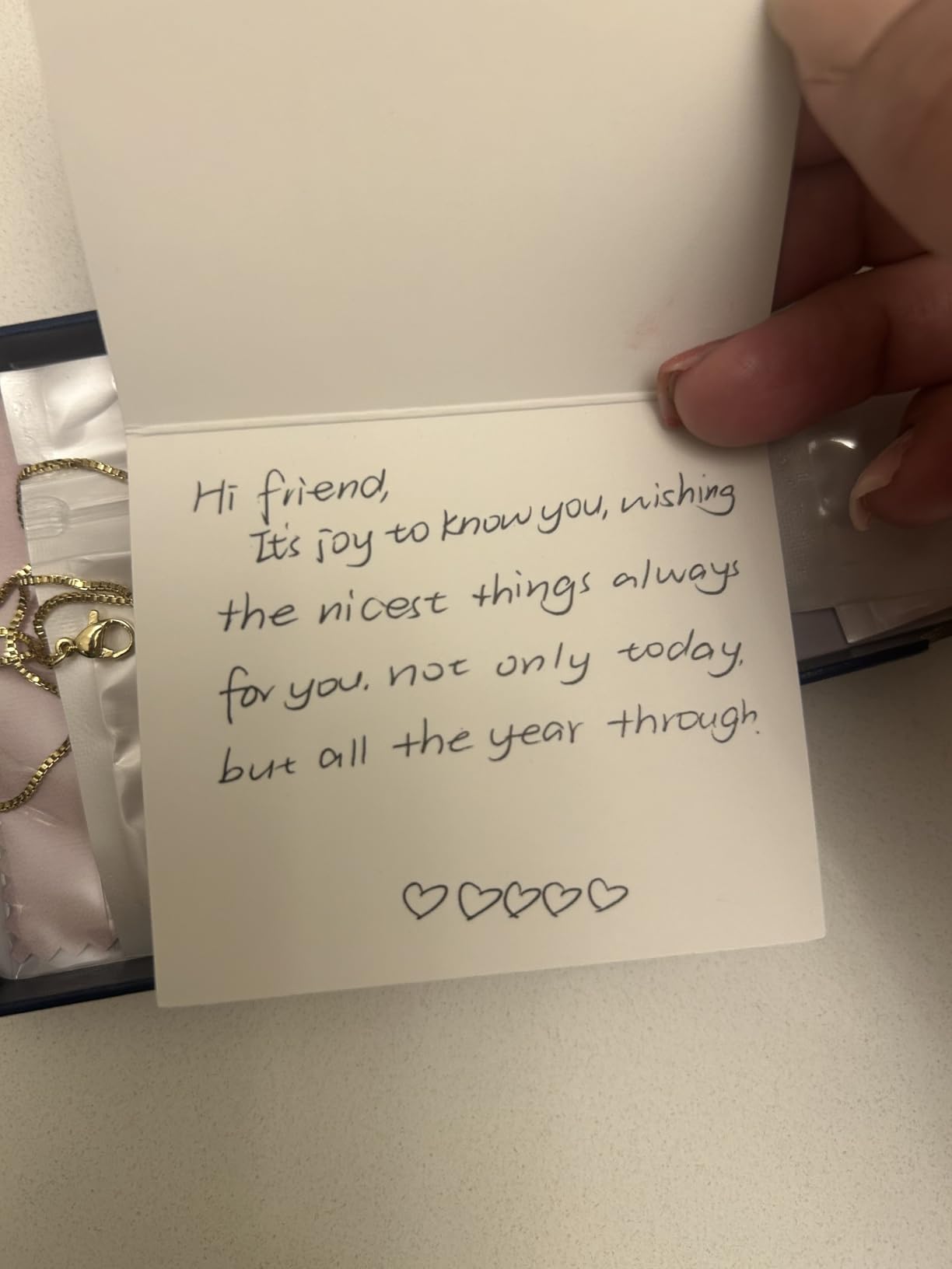 YEEZII Layered Gold Necklaces for Women Trendy, 3 Pcs 14K Gold Plated Choker Paperclip Box Chain Necklace, Stackable Women's Gold Pendant Necklaces Jewelry Set customer photo 2