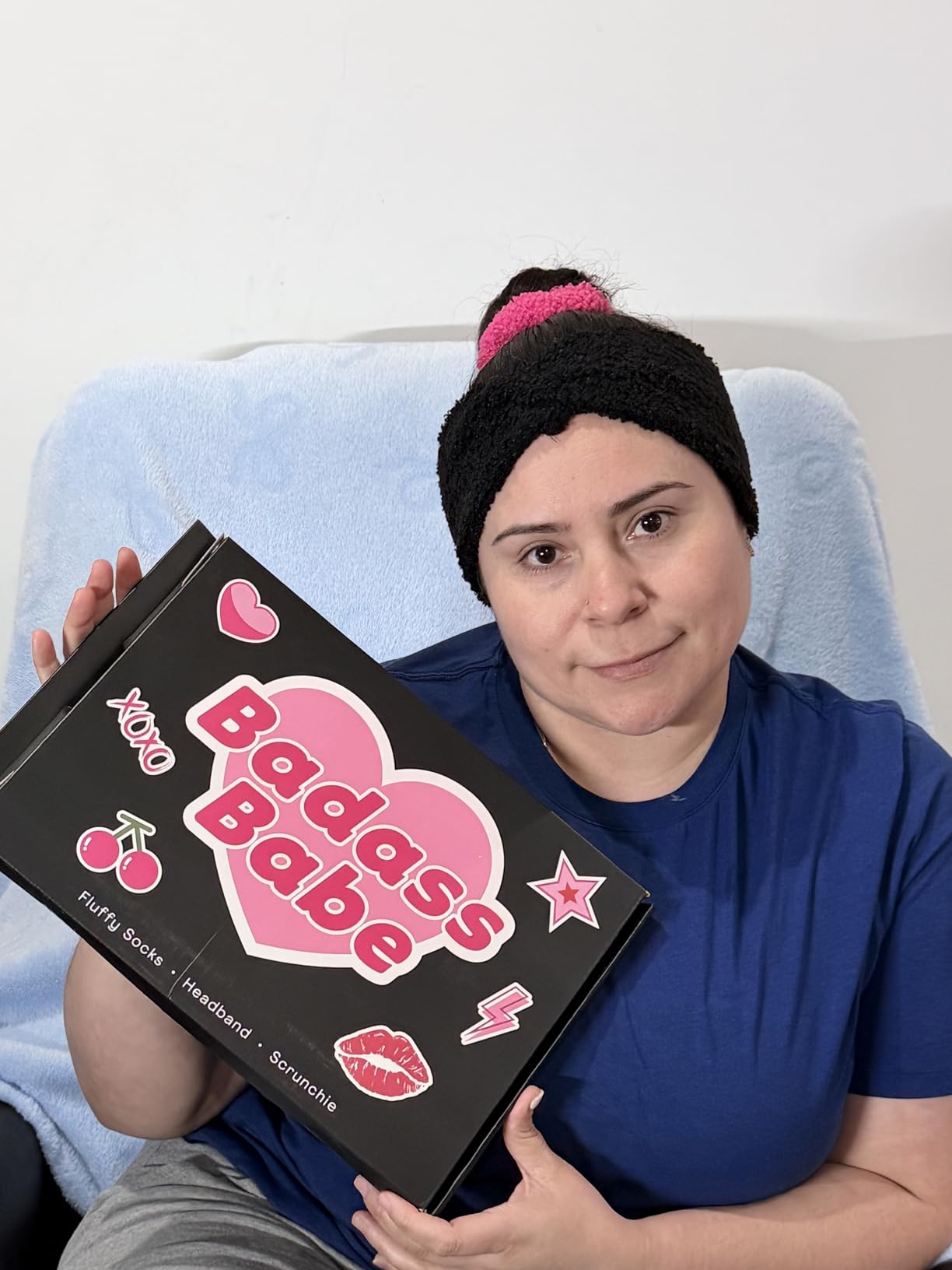 Lily England Cozy Christmas Gifts for Her - Self-Care Stocking Stuffers with Fluffy Socks, Soft Headband & Scrunchie customer photo 1