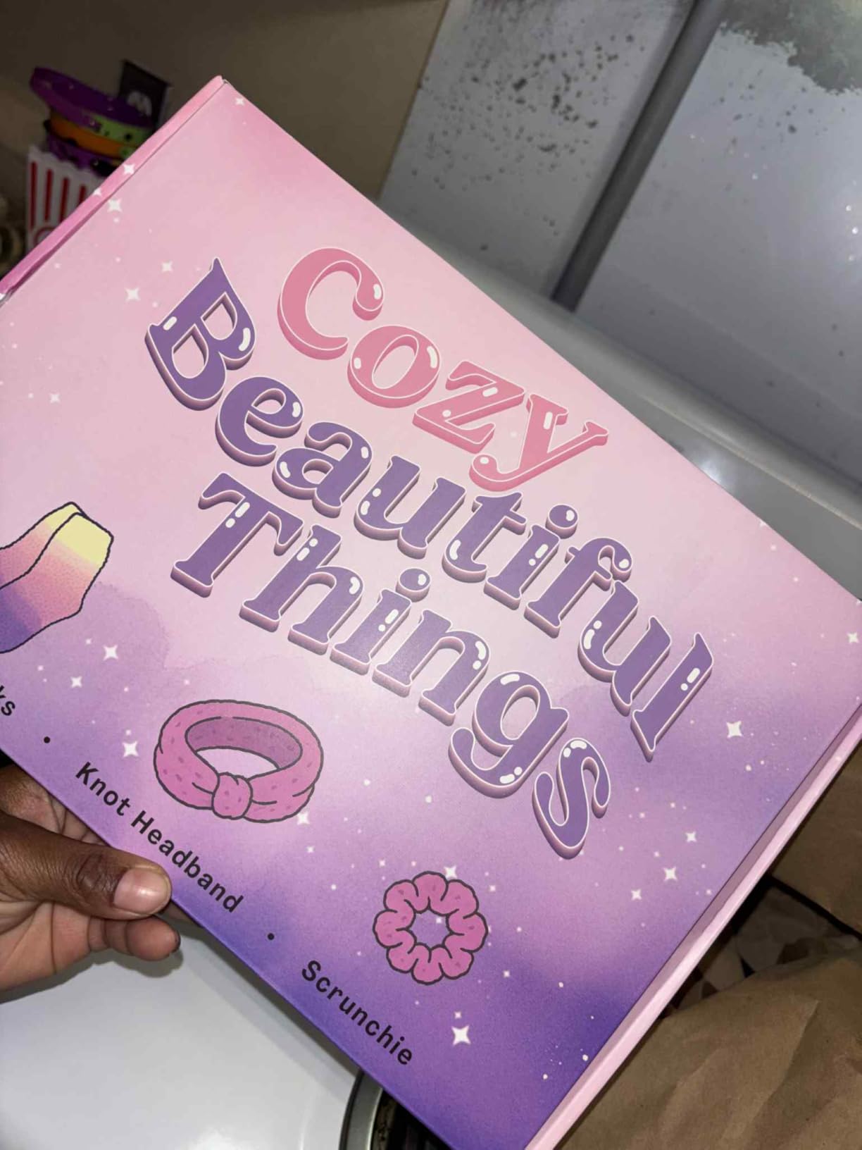 Lily England Cozy Christmas Gifts for Her - Self-Care Stocking Stuffers with Fluffy Socks, Soft Headband & Scrunchie customer photo 2
