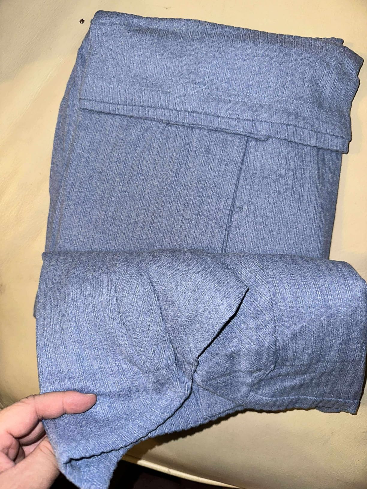 Ribbed Knit Matching Pajamas for Couples - Soft Cozy Pjs Long Sleeve Top & Wide Pant Sleepwear | Home & Lounge customer photo 2