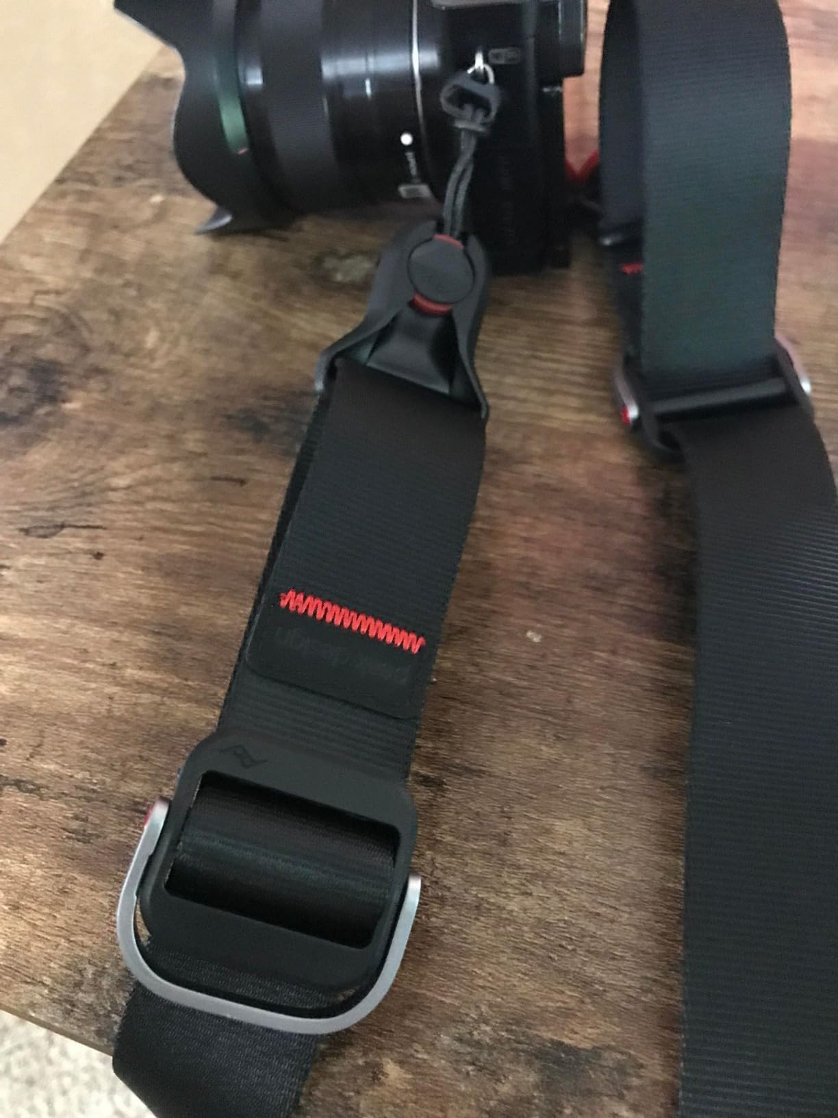 Peak Design Slide Lite Camera Strap, Ocean, Configurable as a Sling, Neck or Shoulder Strap, Quick Release and Connection, Smooth and Grippy Side, Camera Straps for Photographers, 200 lb Capacity customer photo 2