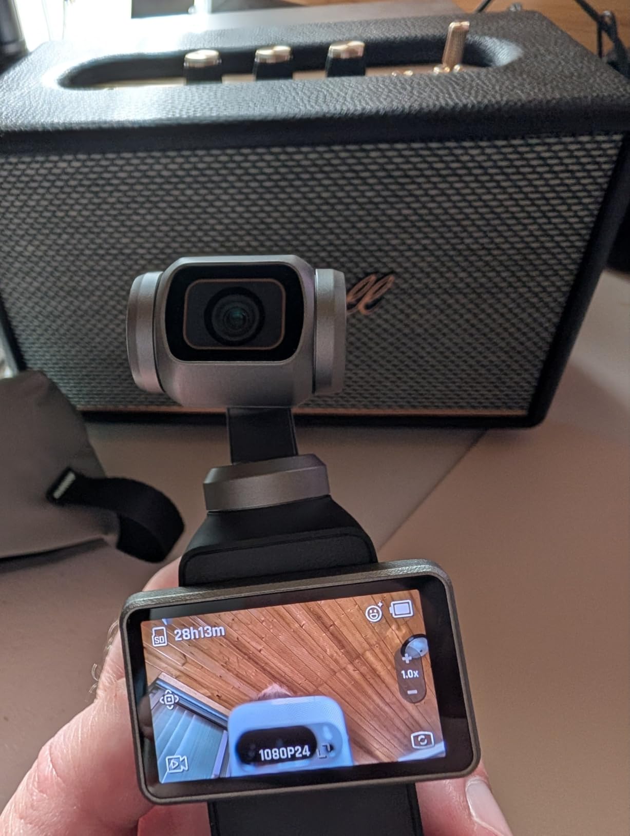 Xtra Muse, Vlogging Camera with 1'' CMOS & 4K/120fps Videos, Pocket Camera with 3-Axis Gimbal Stabilizer, Fast Focusing, Face/Object Tracking, Digital Video Camera for Photography, Digital Camera customer photo 1