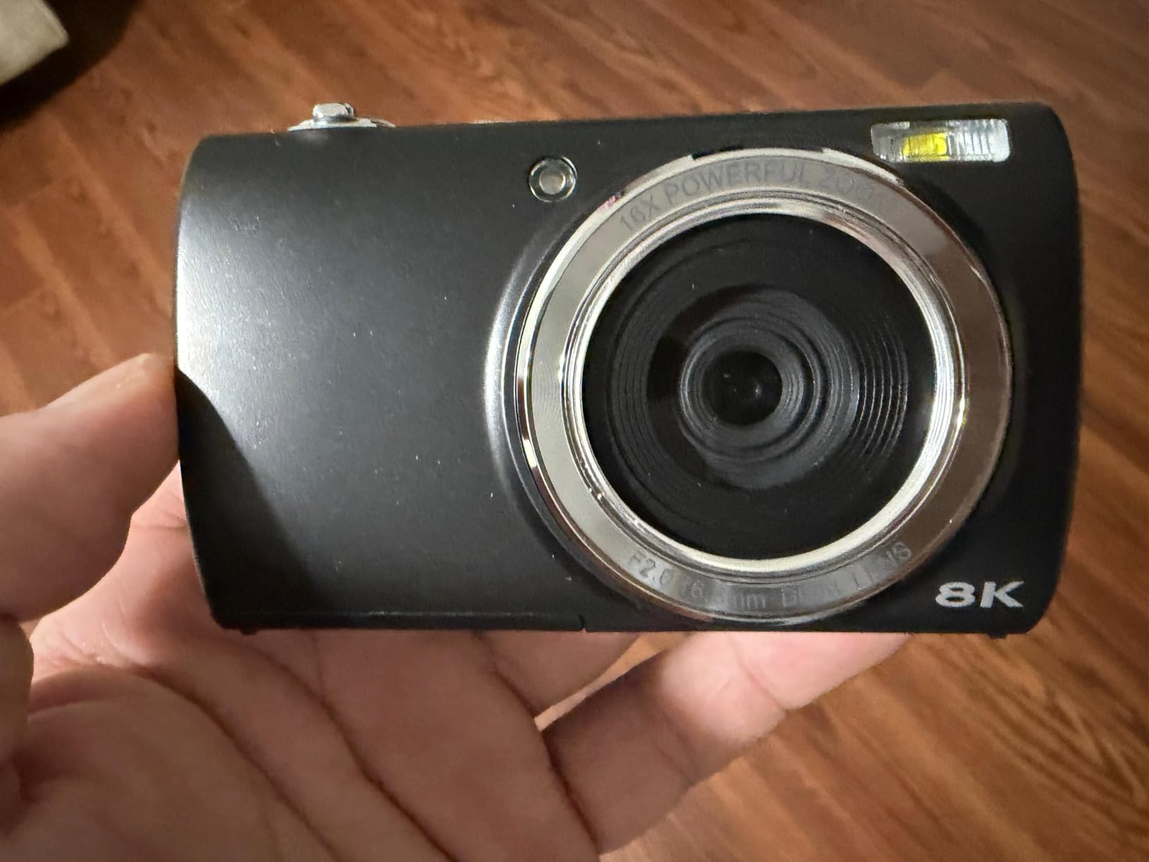 8K Digital Camera for Photography, 2026 Latest WiFi 88MP Vlogging Camera for YouTube with Dual Lens, Touch Screen, Autofocus Anti-Shake, 16X Zoom, Compact Travel Camera, 64GB Card, 2 Batteries, Black customer photo 1