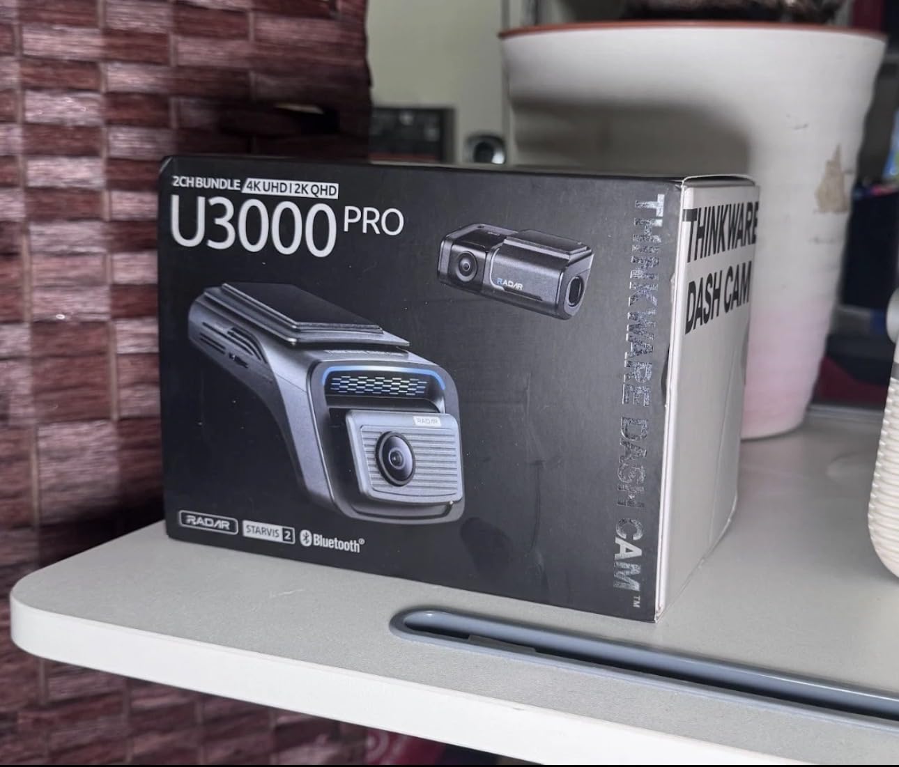 U3000 PRO 2CH 4K HDR Dual Dash Cam Front and Rear - 4K+2K STARVIS 2, Super Night Vision 4.0, Radar Parking Mode, Thermal Protection, 5GHz Wi-Fi and GPS - 64GB MicroSD & OBD Cable Incl customer photo 1