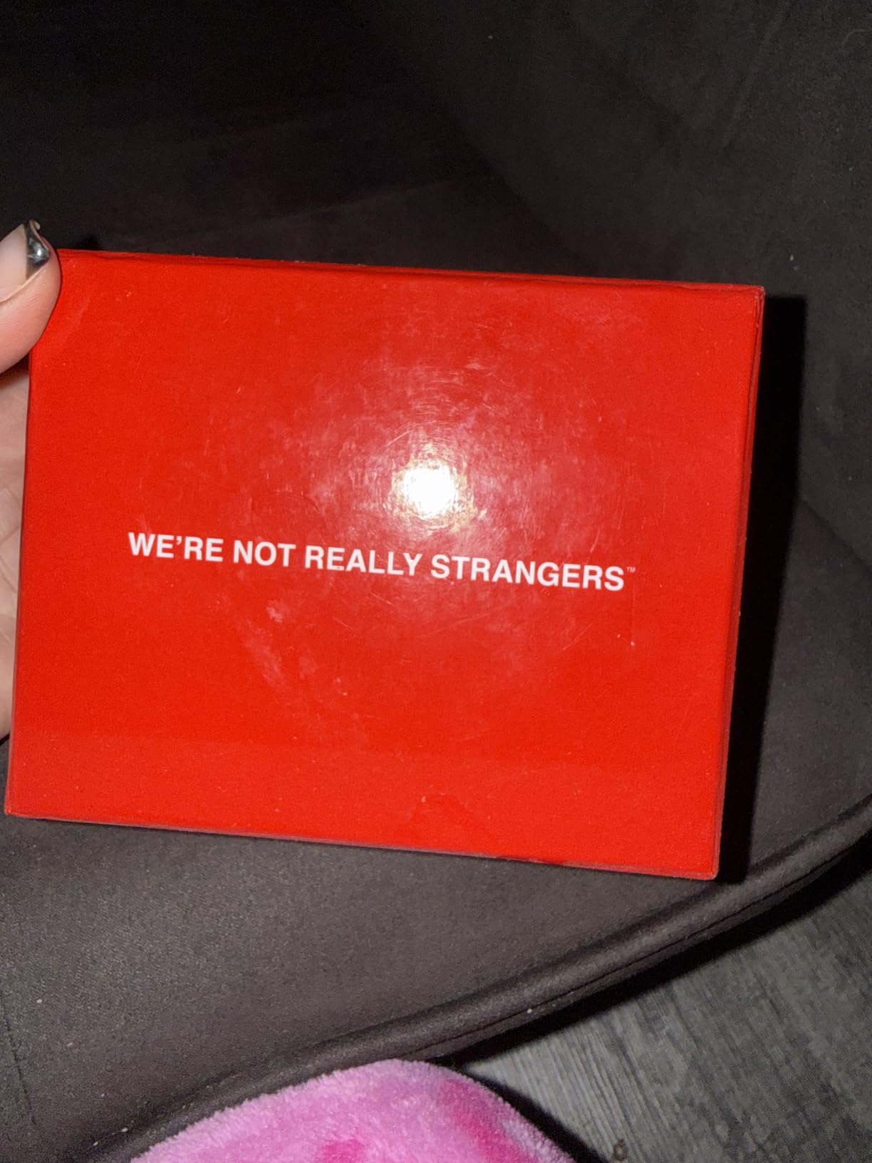 WE'RE NOT Really Strangers 365 Card Game - Daily Conversation Cards for Couples - Gift for Partners, Fun & Meaningful Scratch-Off Relationship & Marriage Activities & Questions, Ages 18+, 2 Players customer photo 1
