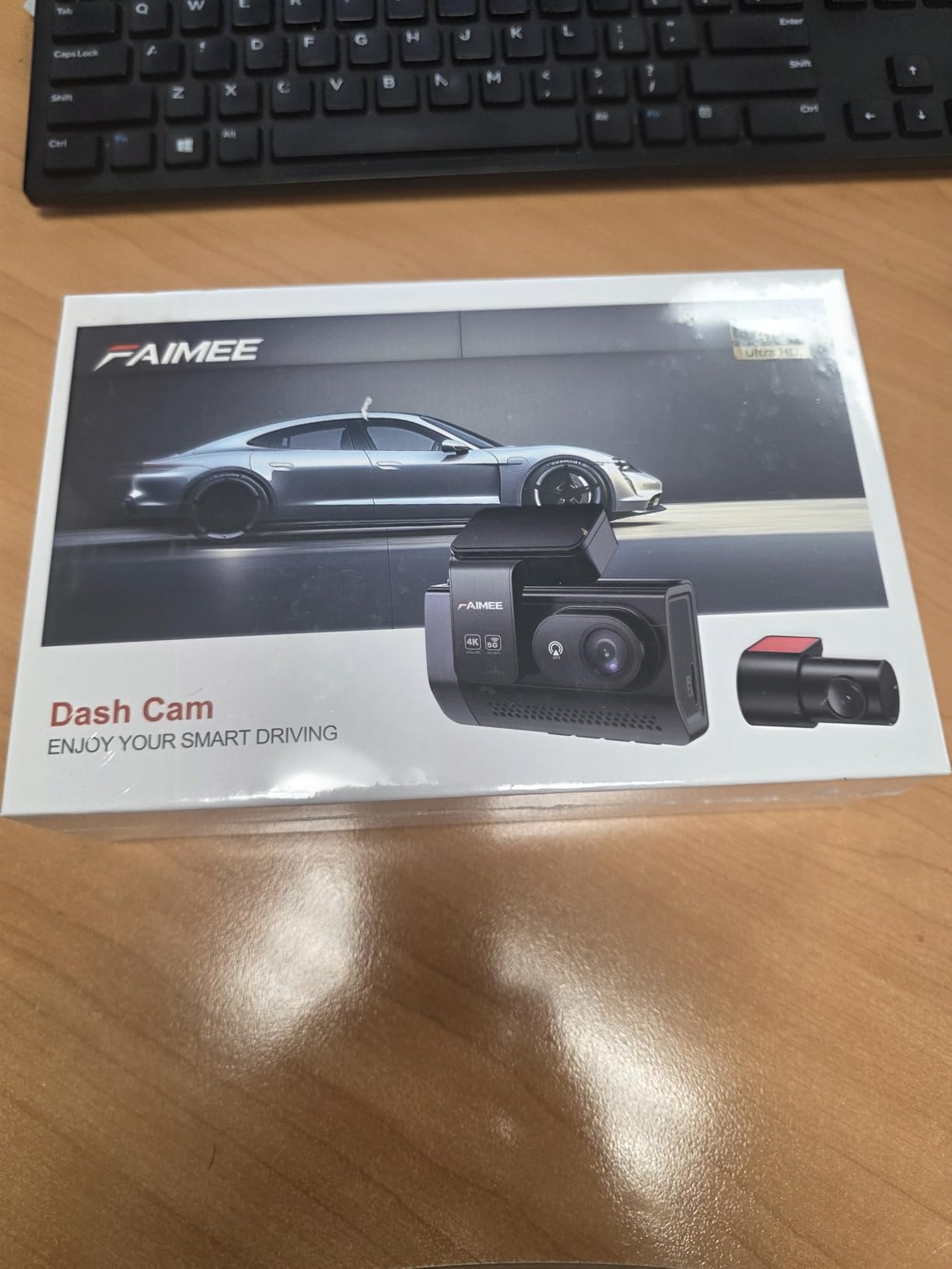 4K+2K Dash Cam Front and Rear, Dash Camera for Cars 2 Channel, 64GB Card Included, 5.8G/2.4G Dual WiFi, Built-in GPS, Night Vision, WDR, 170°Wide Angle, G-Sensor Emergency Lock, 24H Parking Monitor customer photo 1