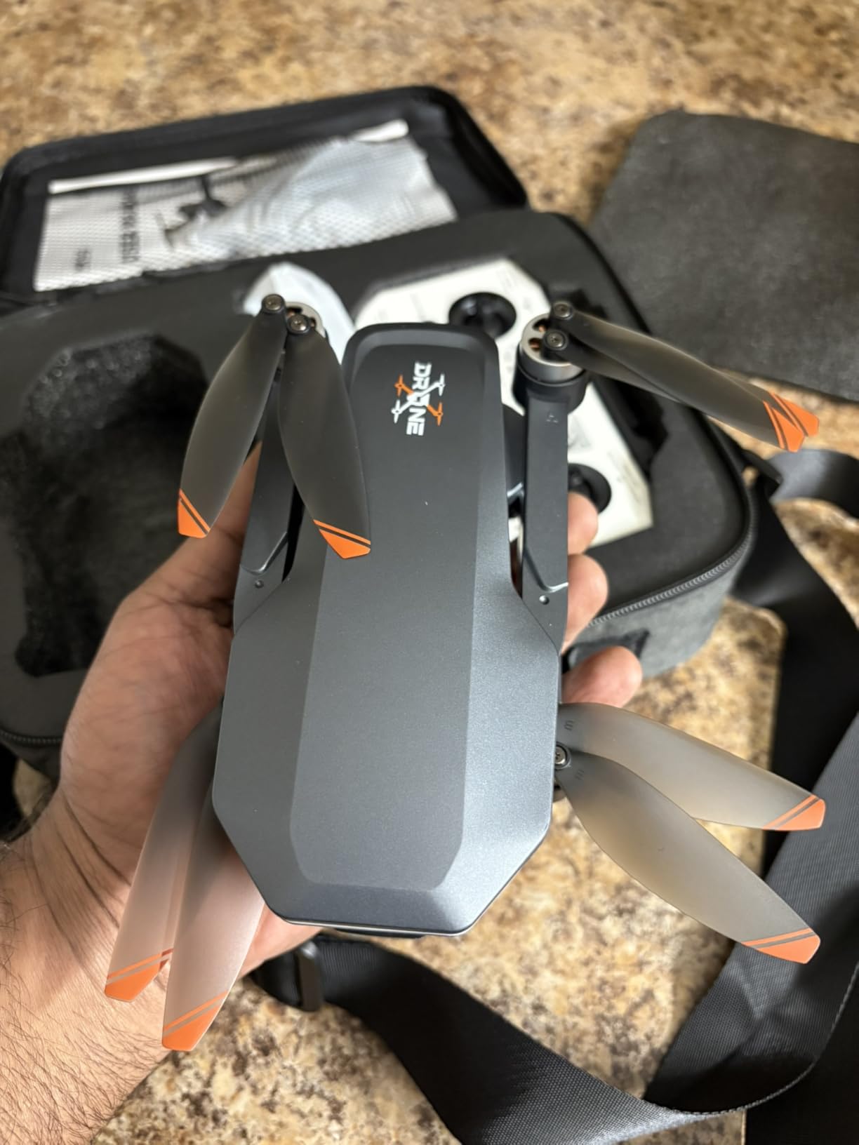 GPS Drone with 4K Camera for Adults, Foldable RC Quadcopter with 1312ft Range Video Transmission, 48 Mins Flight Time, Auto Return, Follow Me, Circle Fly, Waypoint Fly, Gesture Control customer photo 2