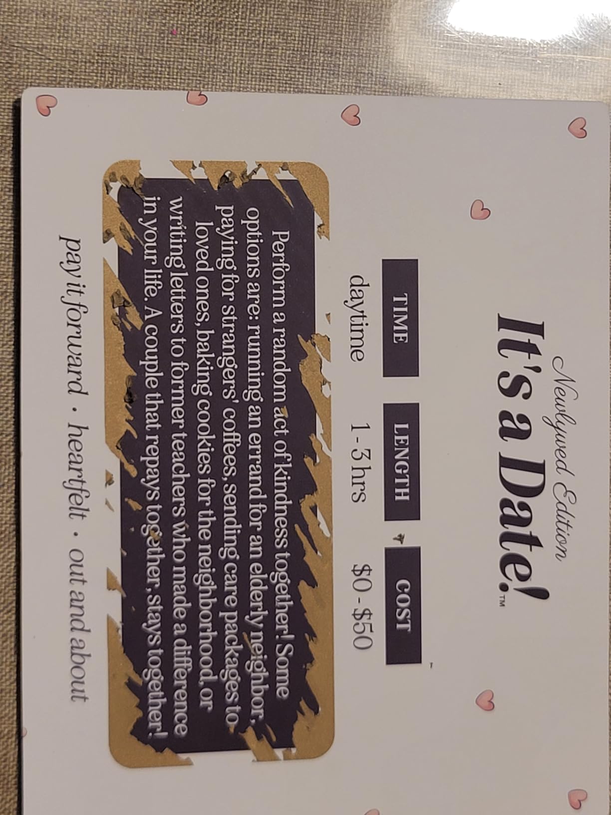 It's a Date! Newlywed Edition for Couples, The Ultimate Gift for Weddings, Bridal Showers, Engagements, and Bachelorette Parties customer photo 2