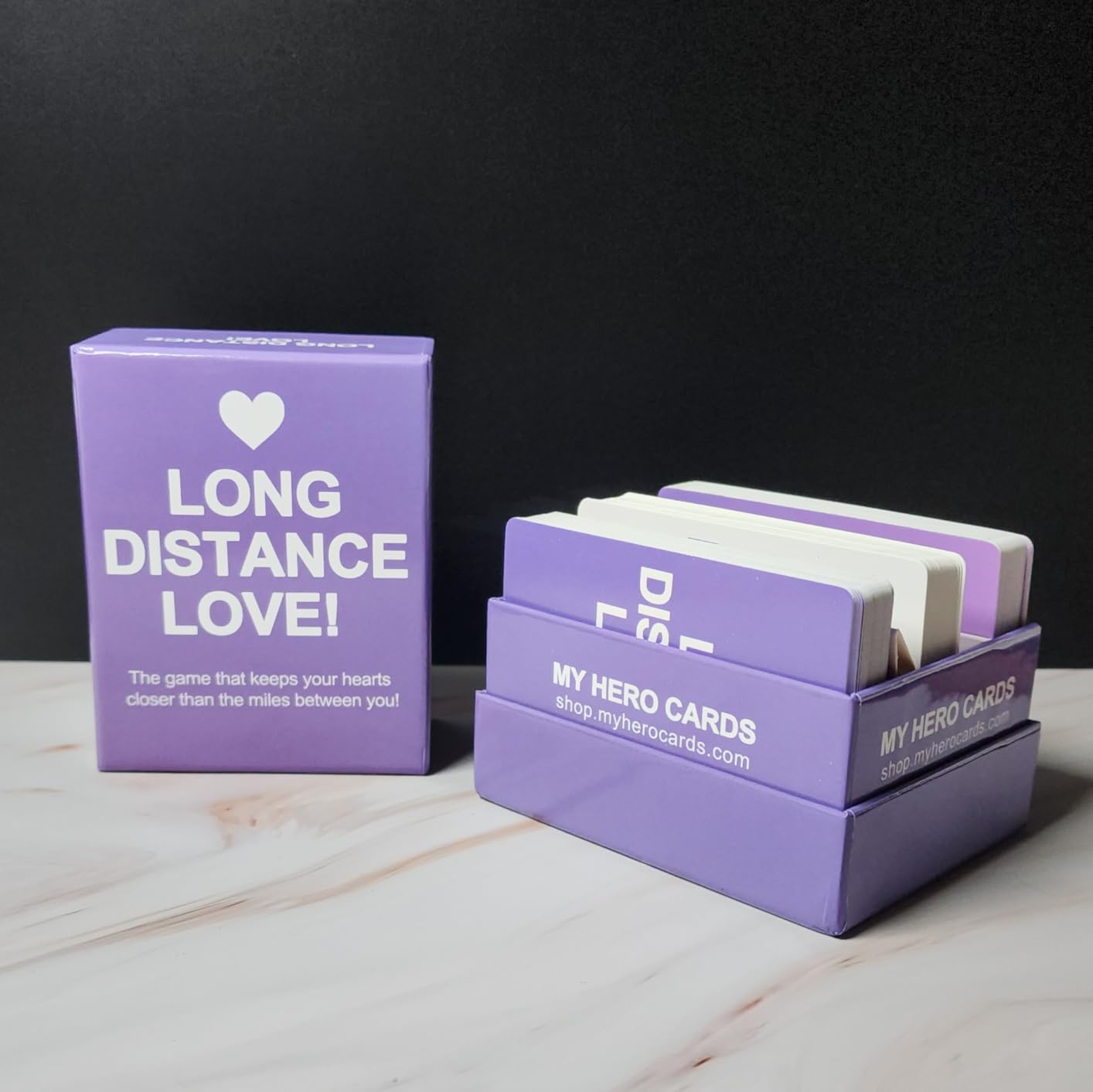 Long Distance Love - Long Distance Relationship Card Game for Couples, 150 Conversation Starter Cards for Video Calls & Virtual Date Night, Gift for Boyfriend or Girlfriend customer photo 1