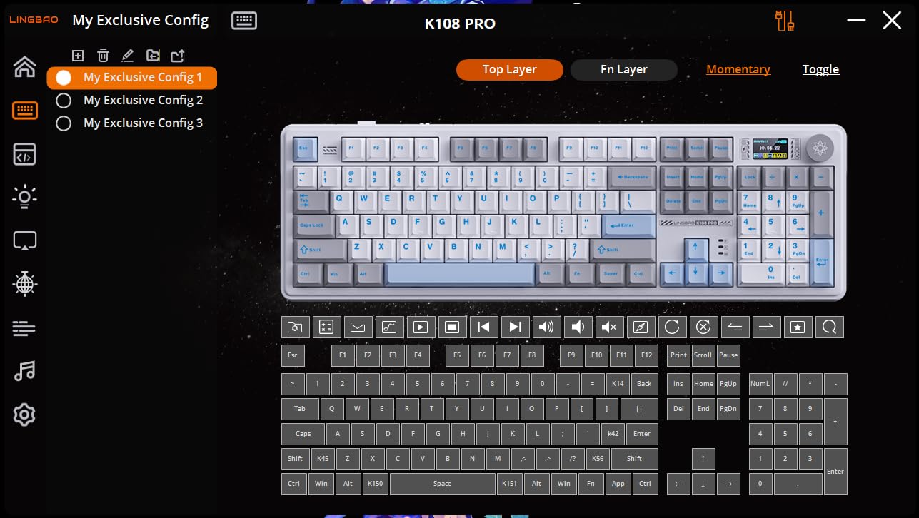 LINGBAO K108 Pro Wireless Mechanical Keyboard with Screen & Knob, Full Size Creamy Keyboard with Number Pad, 10000mAh Battery, PBT Keycaps, RGB Backlit, Hot-swappable Pink Gaming Keyboard for PC/Mac customer photo 2