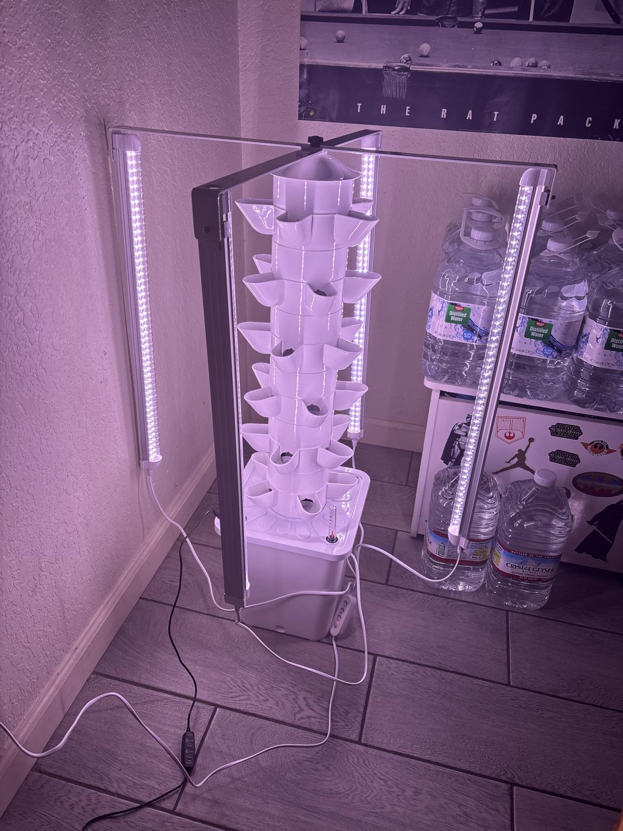 Carpathen Hydroponic Tower Growing System - Indoor Vertical Gardening System with Grow Lights for 30 Plants - Complete Kit with Timer, PH+TDS Meter, and Water Level Gauge customer photo 1
