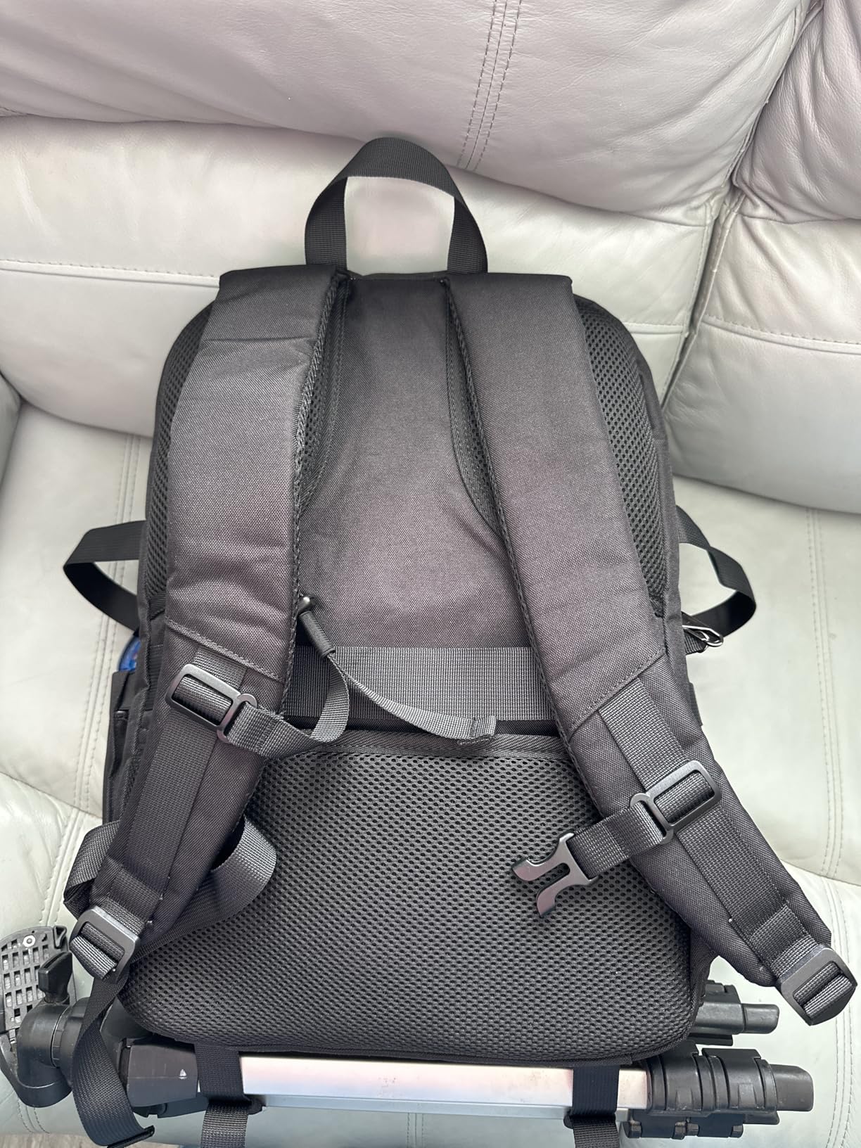 RAINSMORE Camera Bag Backpack for DSLR/SLR/Mirrorless Camera Bags for Photographers 15.6 Inch Waterproof Tactical Photography Case with Rain Cover & Tripod Holder, Black customer photo 1