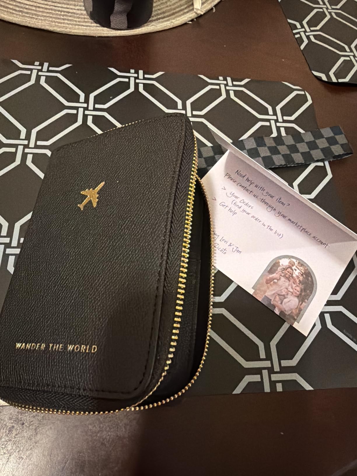 Beautiful Passport Holder for Travel with Wristlet Strap - All-in-One Wallet for Women with Card Slots and Tassel Keychain - Perfect Case to Keep Your Travel Documents Organized & Safe customer photo 2