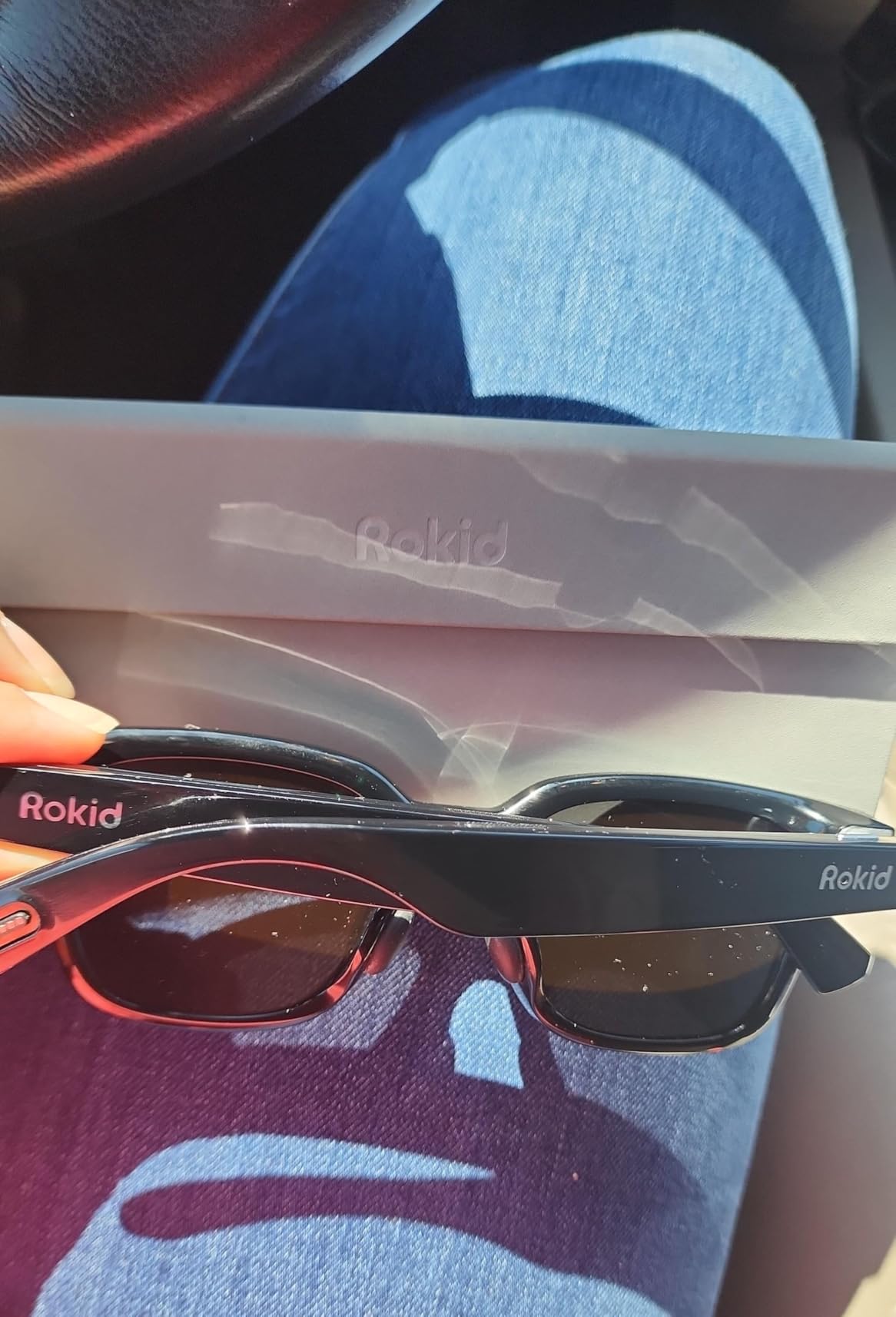 Rokid 2026 AI Glasses Style smart Glasses with ChatGPT & Gemini, Real-time Translation, 12MP Camera, Open-Ear Audio, Voice-Controlled Assistant, Hands-Free Calls, Productivity for Travel (no Display) customer photo 1