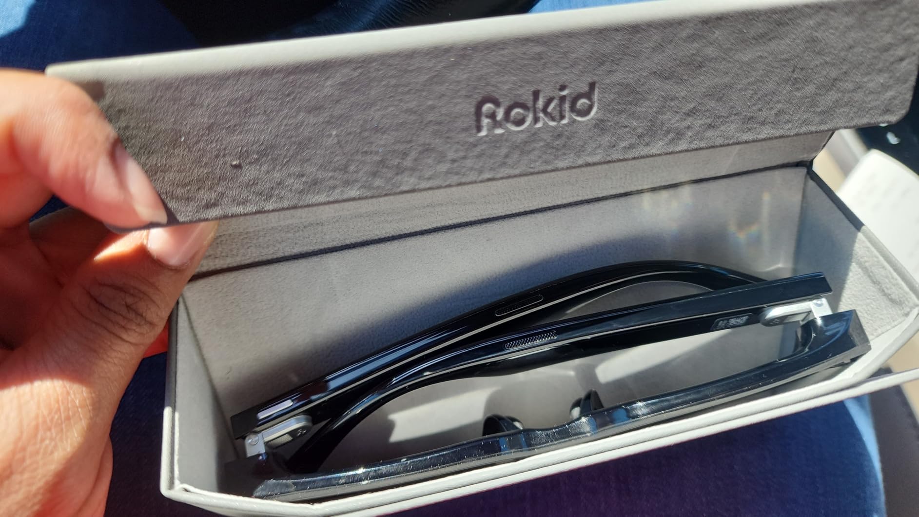 Rokid 2026 AI Glasses Style smart Glasses with ChatGPT & Gemini, Real-time Translation, 12MP Camera, Open-Ear Audio, Voice-Controlled Assistant, Hands-Free Calls, Productivity for Travel (no Display) customer photo 2