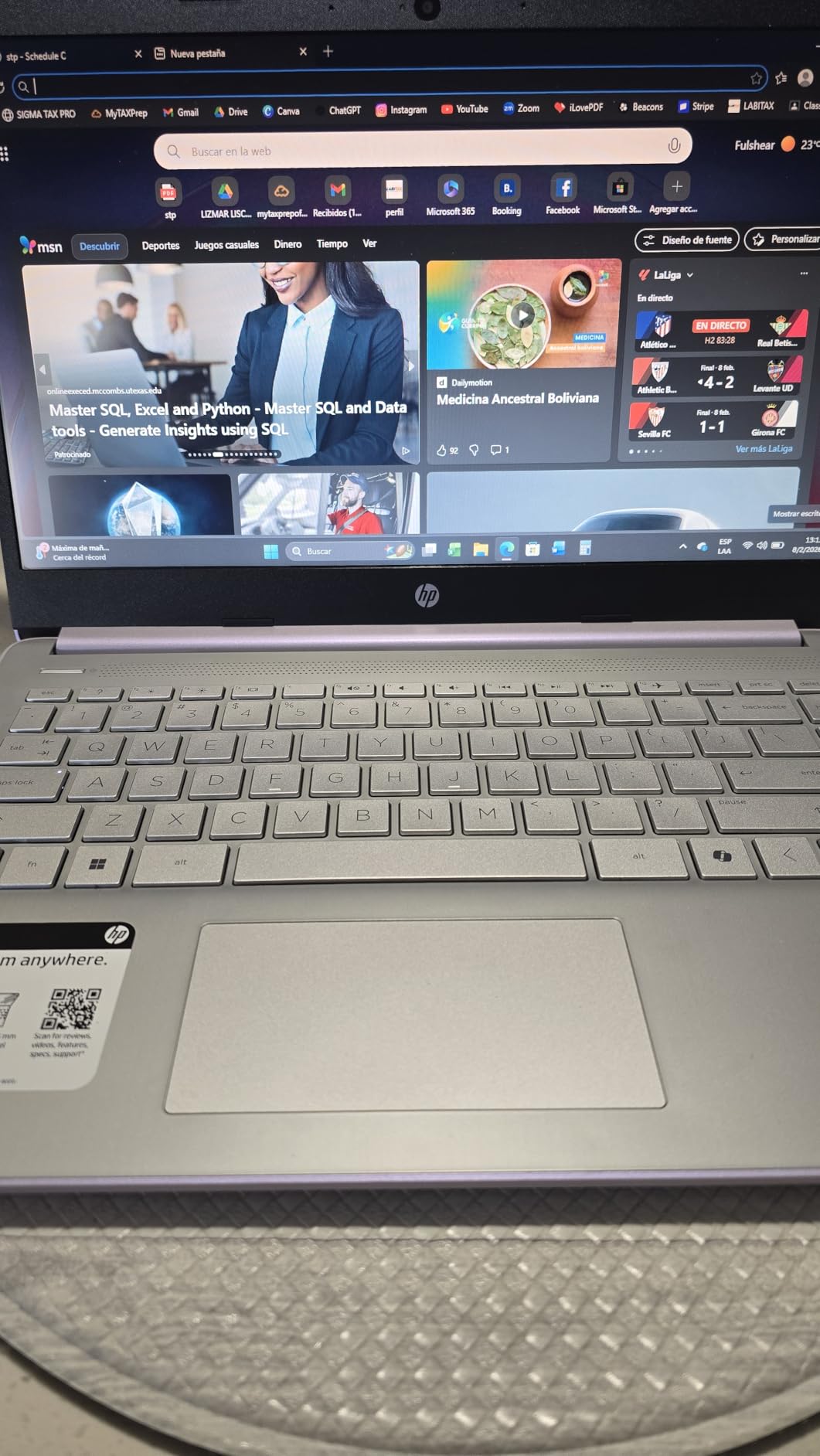 HP Ultrabook 14 Laptop Computer Business Study & Home 2025, Lifetime MS Office + Windows 11 Pro, Quad-Core Intel CPU, 16GB RAM & 628GB Storage, Wi-Fi 6, HubxcelAccessory, Geeen customer photo 2