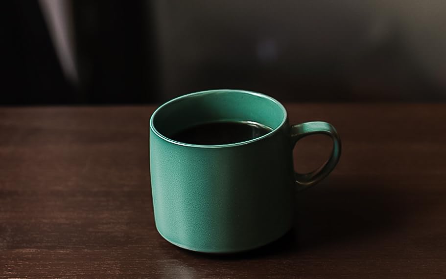 12oz Japanese Minimalistic Asian Aesthetic Rustic Handmade Ceramic Pottery Coffee Mug, Lead-Free Glaze Artisanal earthen Tea Mug, Sturdy Tea cup with handle, Handmade stoneware mugs for office (Khaki) customer photo 1