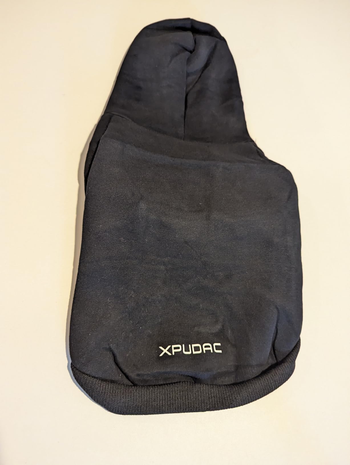 XPUDAC Matching Hoodie for Dogs and Humans Fleece Sweatshirt Soft Warm Pet Hoodie Sweater for Large Small Medium Dog and Owner Matching Clothes Cold Weather, Black, Medium customer photo 2