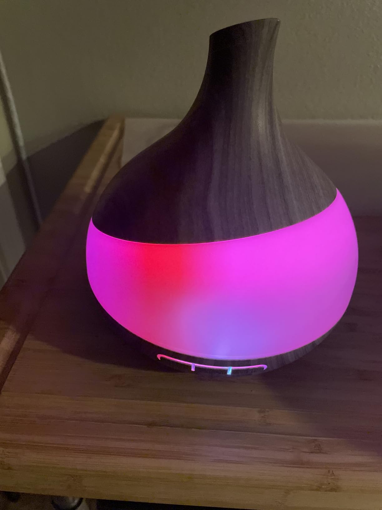 500ML Essential Oil Diffuser: Aroma Diffuser with Remote Control for Hotel Spa Yoga Room - Humidifiers for Bedroom with 14 Colors LED Night Light for Kids/Women Home Relaxation customer photo 1