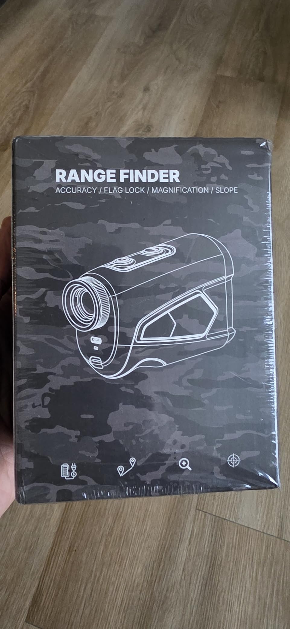 Upgraded 0.5 Second Easily Lock on a Pin Golf Rangefinder with Slope 2X HD Bright LCD, 1500 Yards Range Finder for Golf/Hunting, 7X Magnification with Flag Pole Locking Vibration, Golf Gifts Pcs customer photo 2