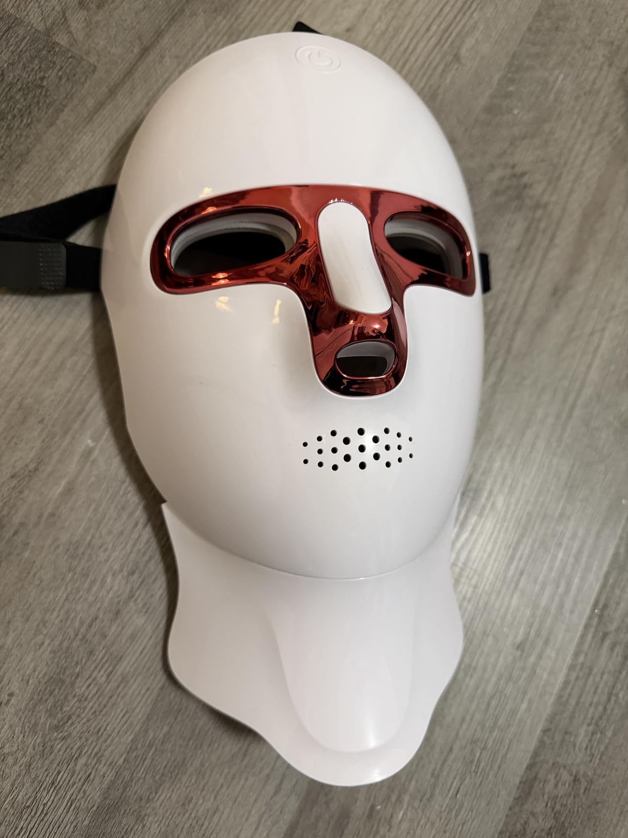 LED Light Therapy Mask Skin Care Mask, LED Red 630±5nm & NIR 830nm Wavelength for Home Use (Alabaster) customer photo 1