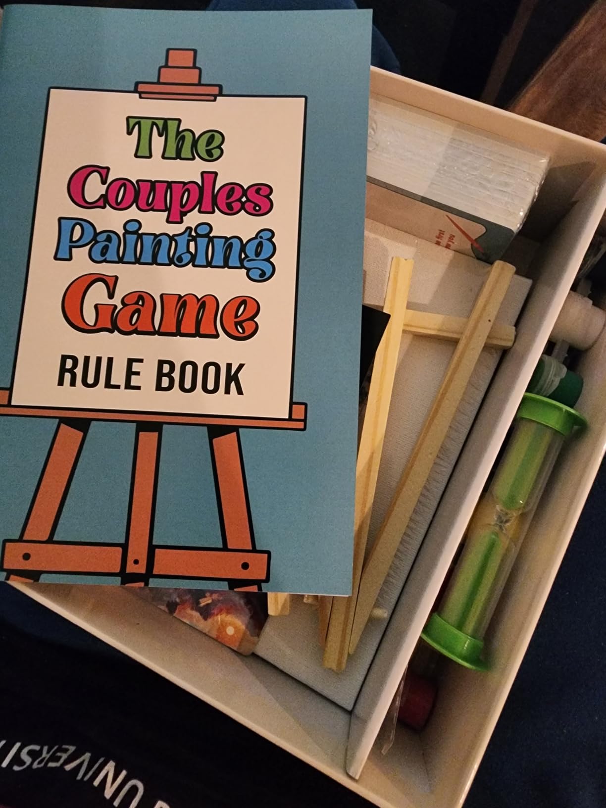 The Couples Painting Game - Date Night Card & Painting Kit | Fun DIY Activity with Prompts, Challenges & Questions for Deeper Connection, Meaningful Games for Adults and Teens, 2 Players customer photo 1