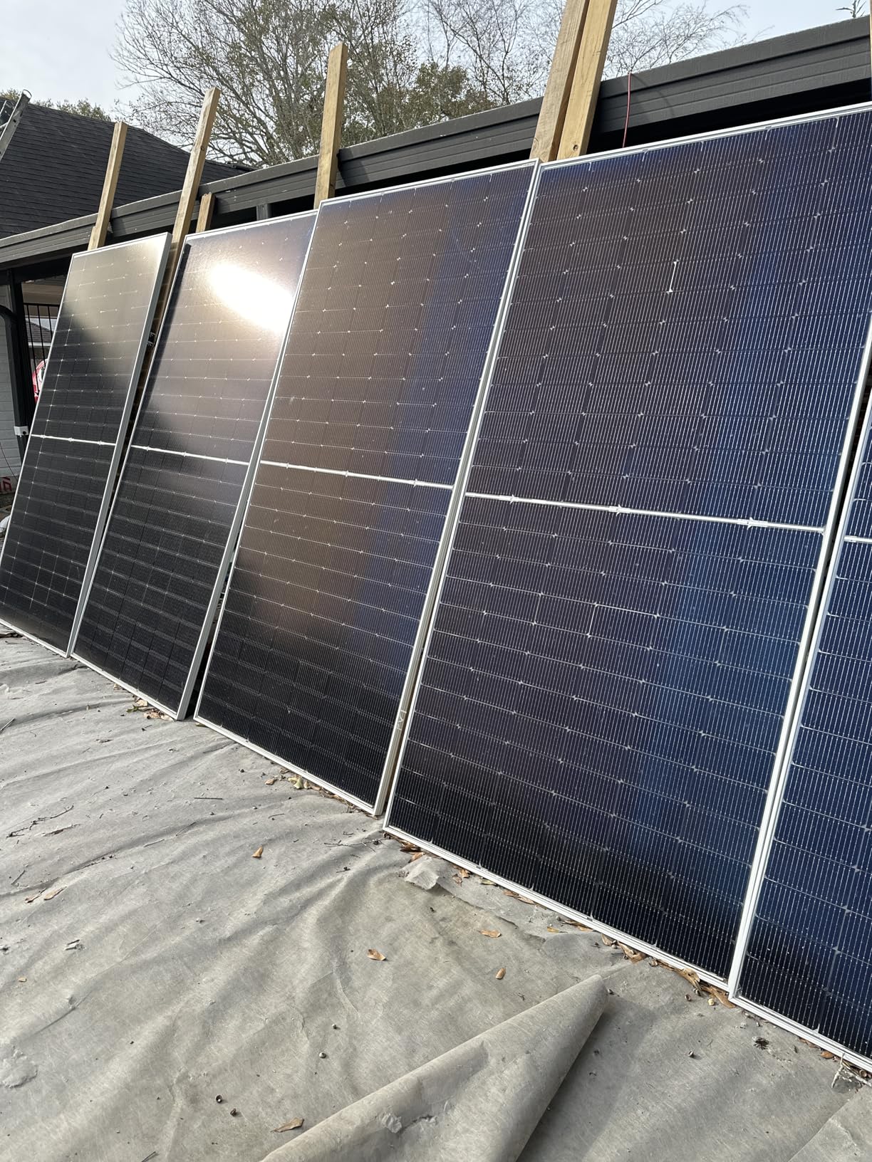 SUNGOLDPOWER UL61730 N-Type 8PCS 450W Bifacial Solar Panels,16BB High Efficiency Monocrystalline Solar Panel for Energy Storage,Charging Station, Household,On/Off Grid Solar System (8x450W bifacial) customer photo 2