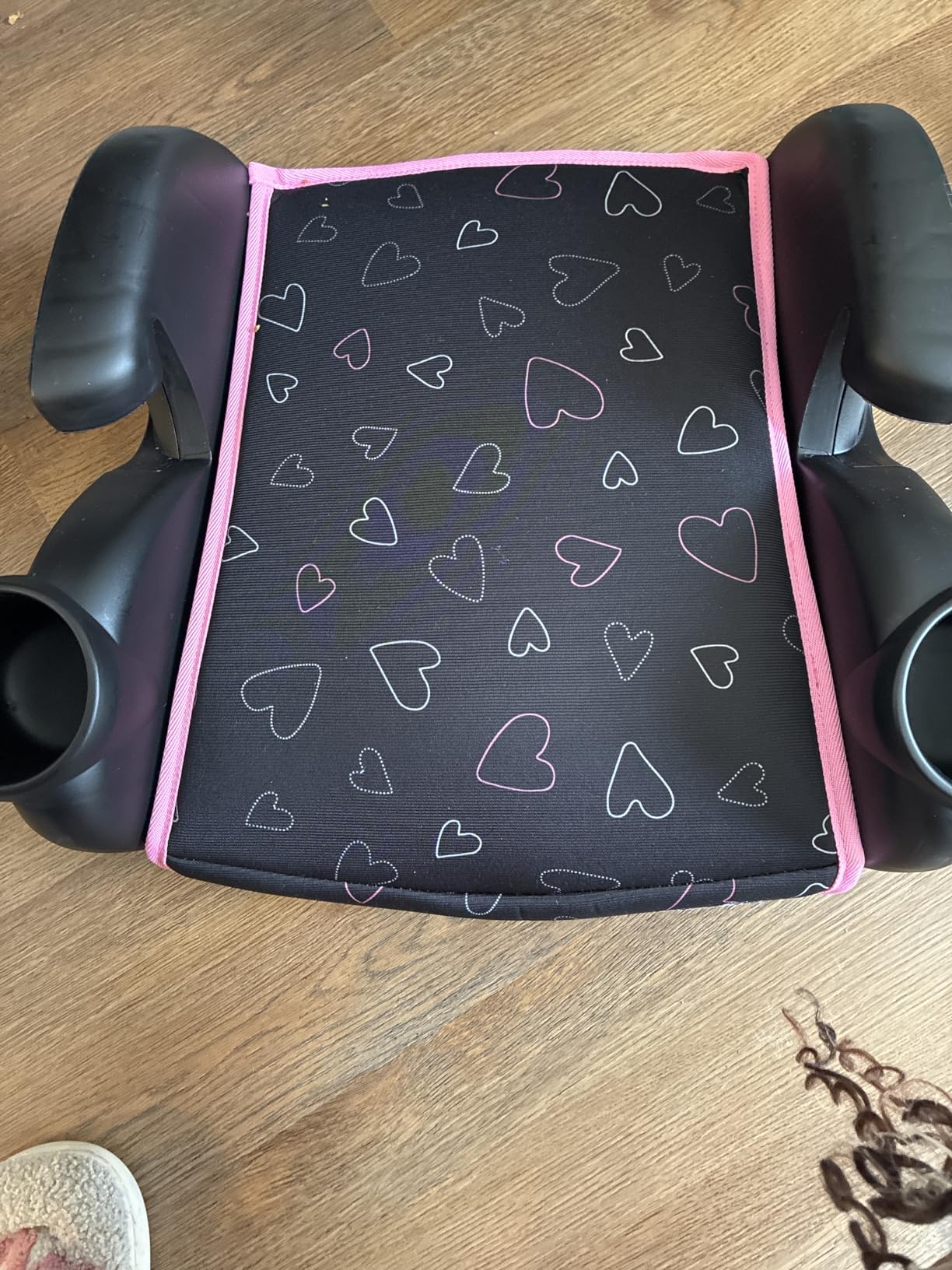 Evenflo GoTime No Back Booster Car Seat (Amore Pink) customer photo 2