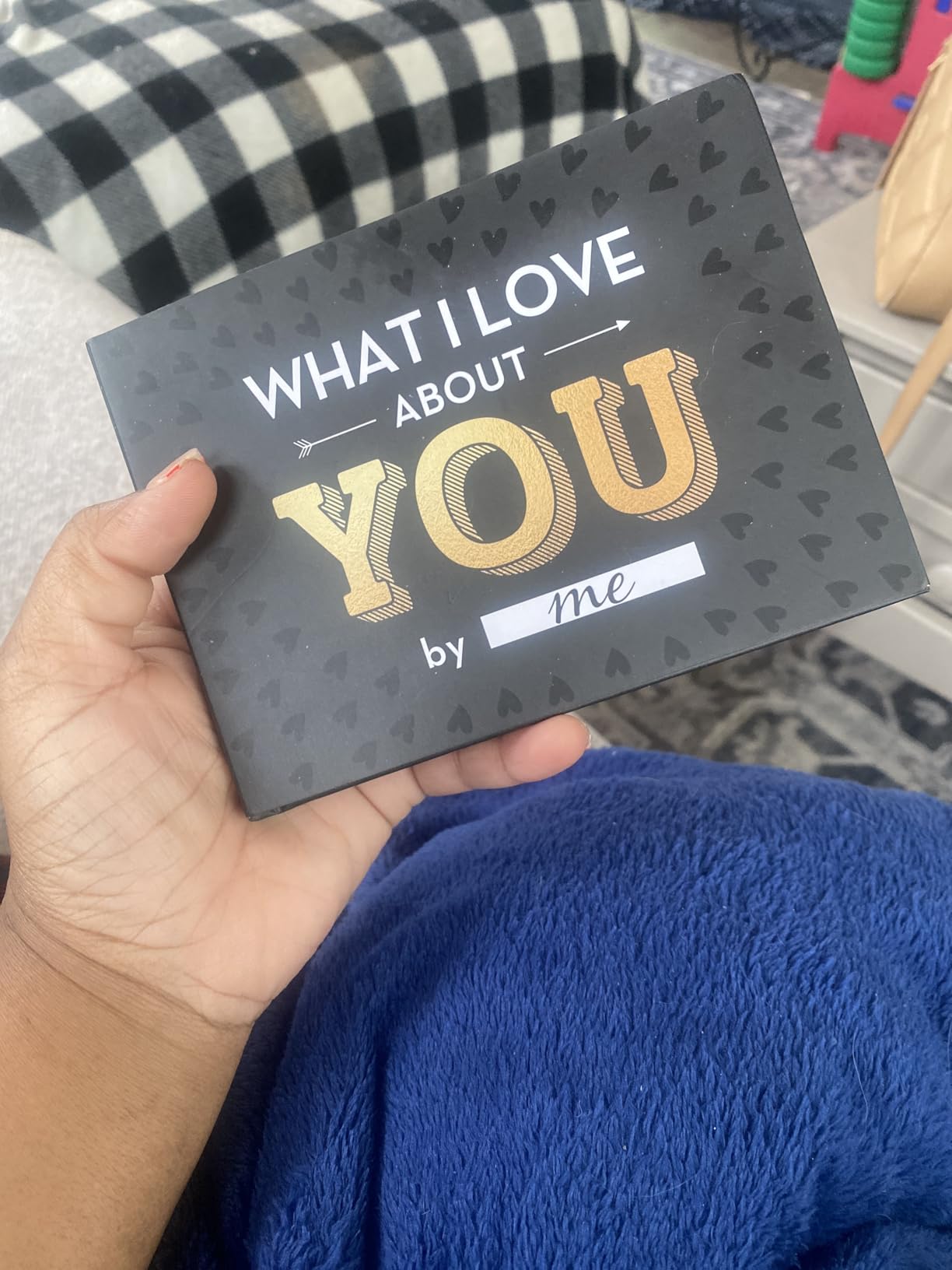 What I Love about You Book - Valentines Day Gifts for Him, Her - Fill-in-the-Blank Book for Men, Boyfriend, Husband, Women, Girlfriend, Wife, Him, Her - Couples Gifts for Anniversary, Christmas & More customer photo 1