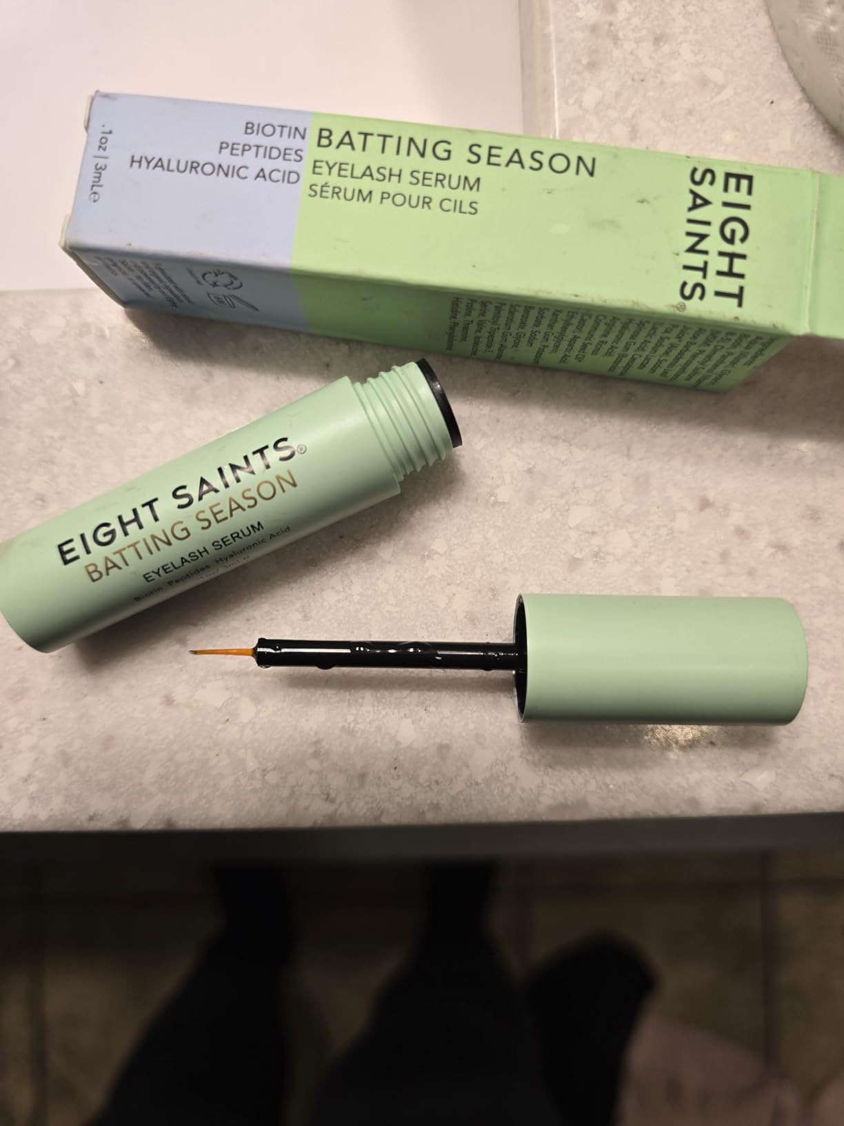 Eight Saints Batting Season Eyelash Growth Serum for Longer, Thicker Lashes, Natural & Organic Lash Treatment for Thin & Sparse Lashes, Nourishing Eyelash Serum, 0.1 fl oz customer photo 1