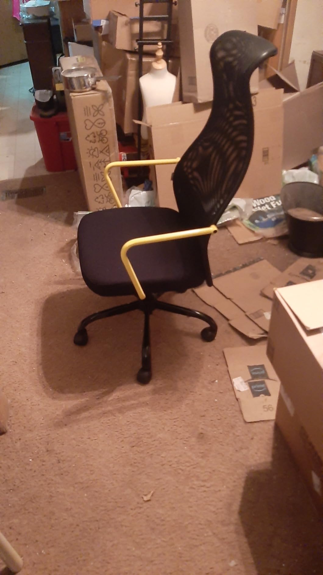 SIHOO B100 Office Chair, Comfy Ergonomic Office Chair, High Back Computer Chair with Adaptive Lumbar Support & Wide Headrest, Flip-up Armrests, Swivel Desk Chair for Long Hours, Grey customer photo 1