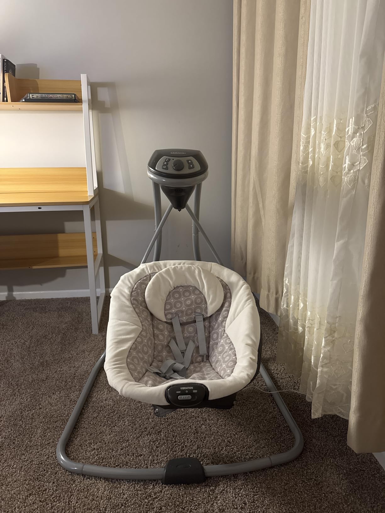 Graco Simple Sway Portable Baby Swing for Infants, Newborn Swing with 15 Songs and Sounds, Great Gift for New Parents, Baby Registry Must Have customer photo 1