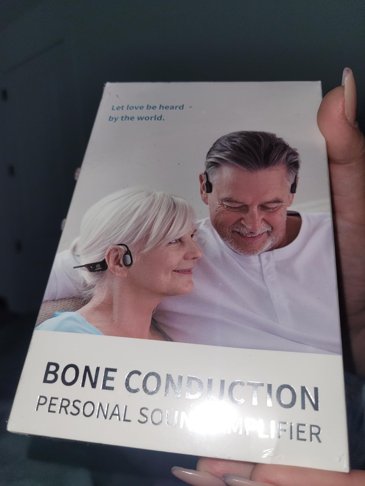 Bone Conduction Personal Sound Amplifier - Open-Ear Design for Comfortable Daily Use, Ultra Lightweight 25g, Up to 10-Hour Battery, IPX5 Water Resistant, No Bluetooth customer photo 1