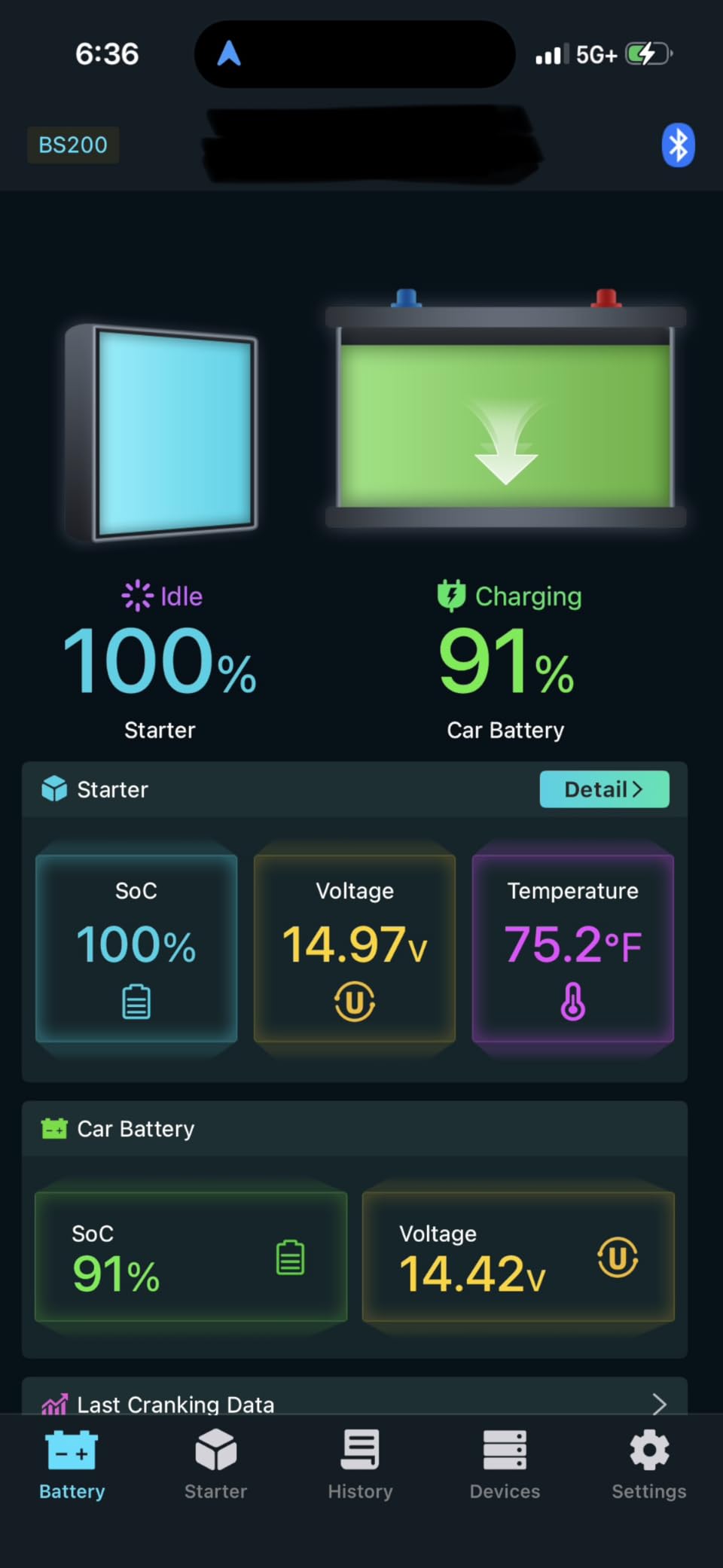 ANCEL BS200 Super Starter - Permanent Connected Starting System with Super Capacitor, Ultra-Safe Car Battery Jump Starter & Health Monitor, -40°F to 176°F Proactive Jump Box for 3.0L Vehicles customer photo 2