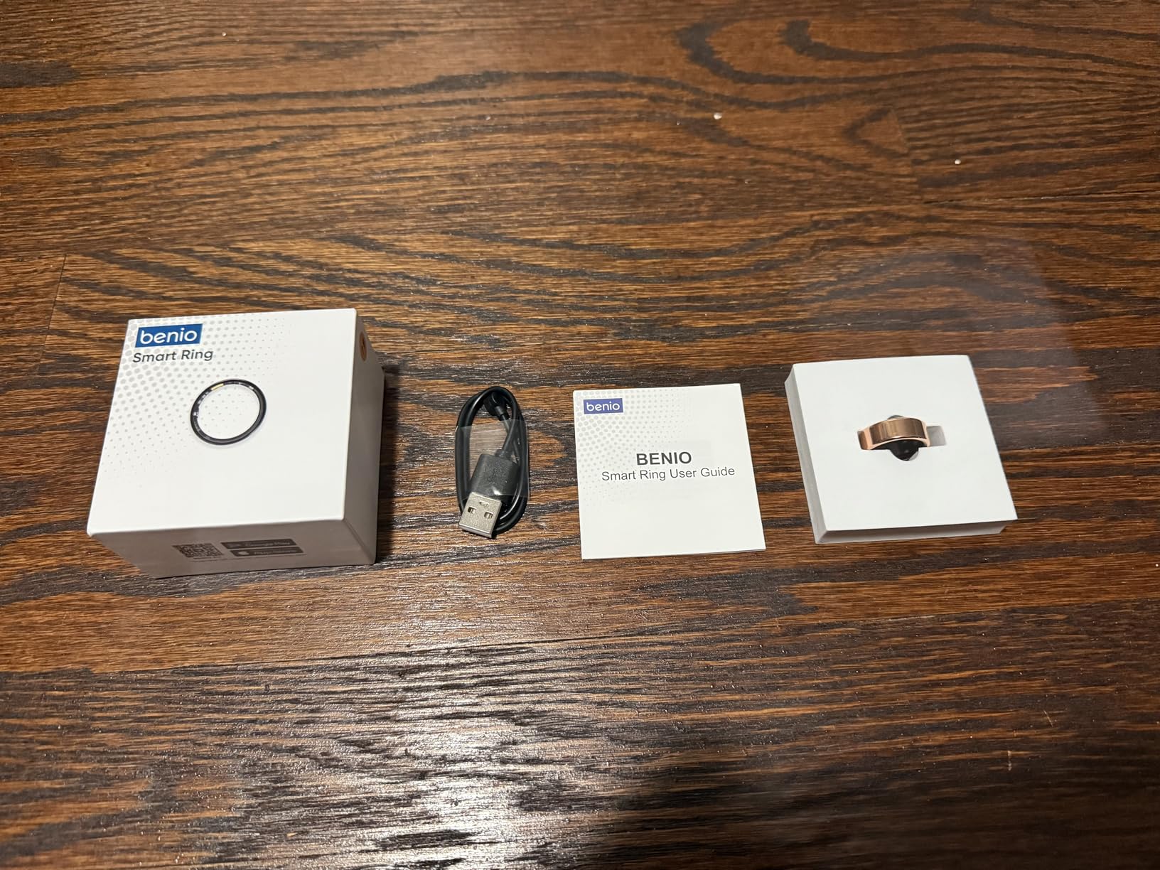BENIO Gen 2 Smart Ring for Women & Men, Heart Rate, Fitness Tracker with Sleep, Step/Sleep/Blood Oxygen/Heart Rate Tracker, 5ATM Waterproof for iOS and Android, No Subscription customer photo 1