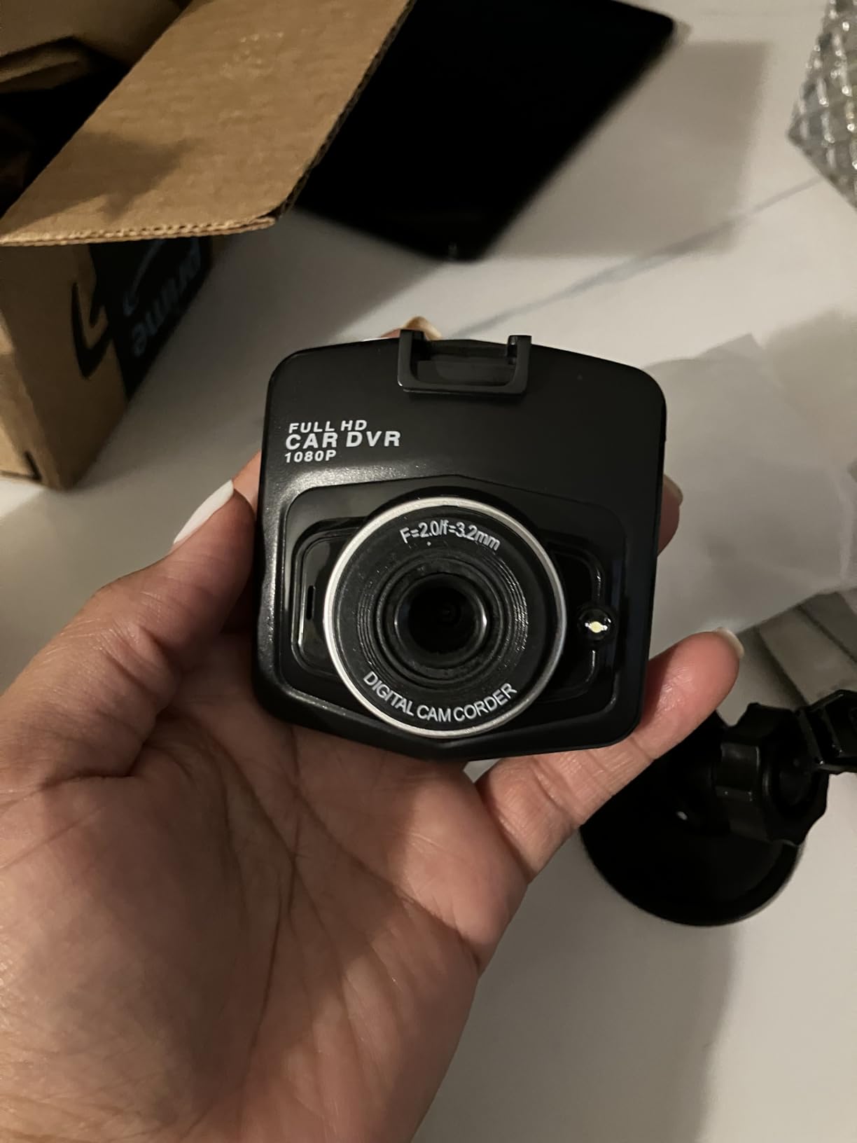 4 Channel 360° Dash Cam Front Rear Inside & Left Right,4K+1080P*3 FHD Car Camera,5GHz WiFi & App Control,8 IR Lamps Night Vision,24H Parking Mode,G-Sensor,Loop Recording,Includes 64GB SD Card（Black） customer photo 2