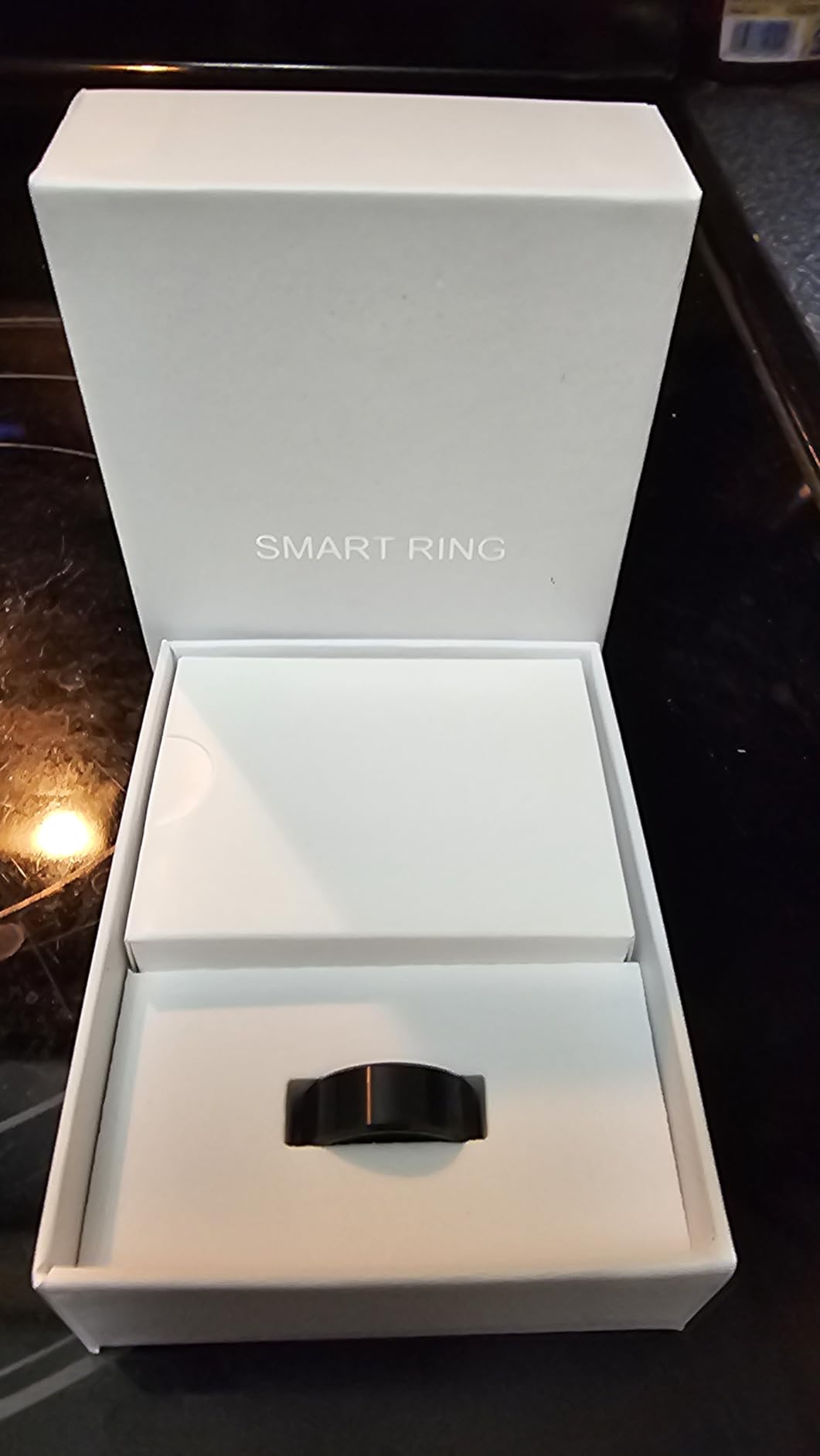 Smart Health Ring 2.0 for Women Men, Slim Scratch & Fingerprint Resistant Design, Efficient Chip Fitness Tracker, Monitors Heart, Blood Oxygen & Pressure, Sleep, Steps, Waterproof customer photo 2