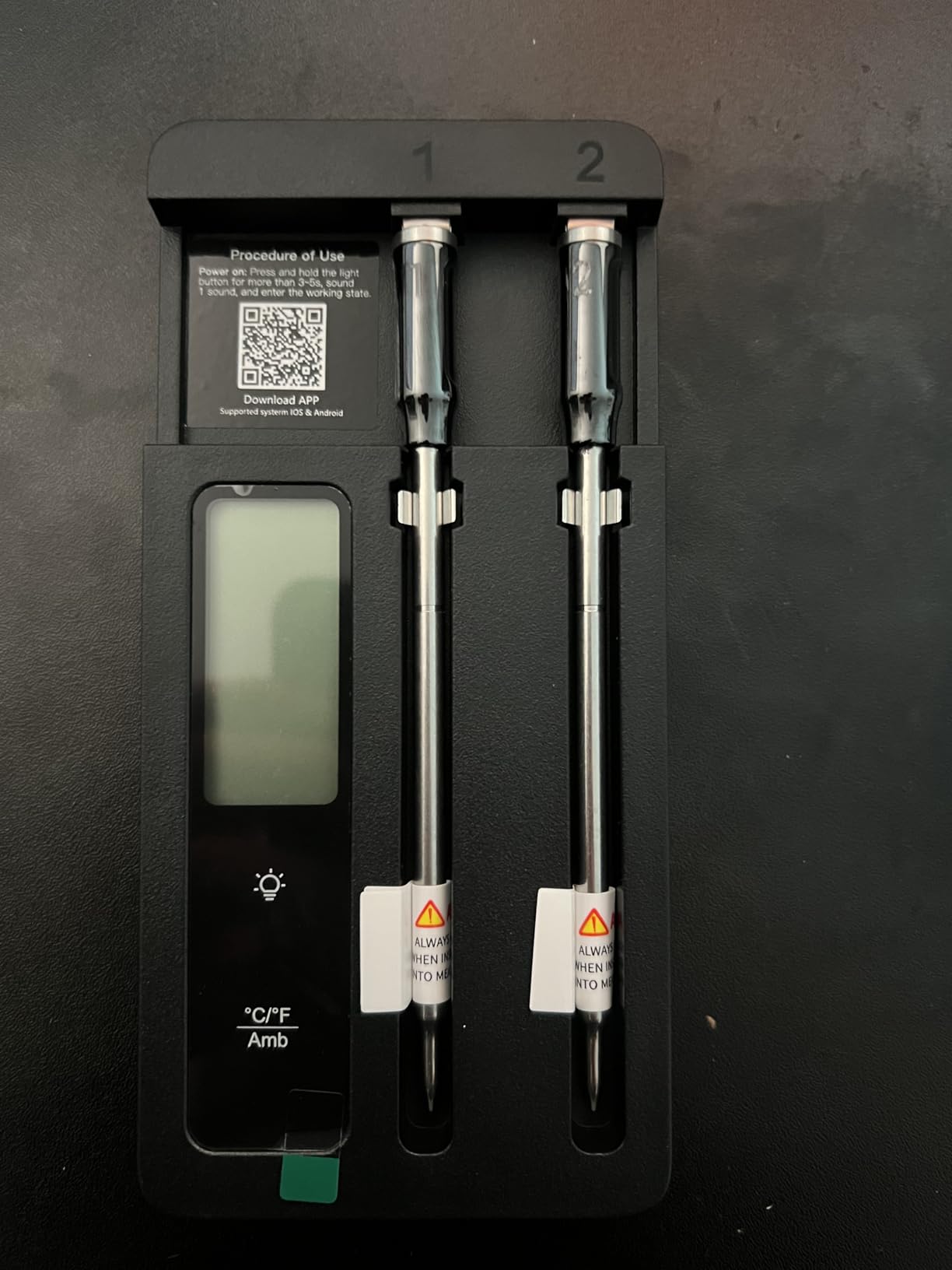 Smart Wireless Meat Thermometer with Dual Probes, Bluetooth & WiFi Combo, High Precision & Fast Response for BBQ, Grill, Smoker, Oven, Air Fryer customer photo 2