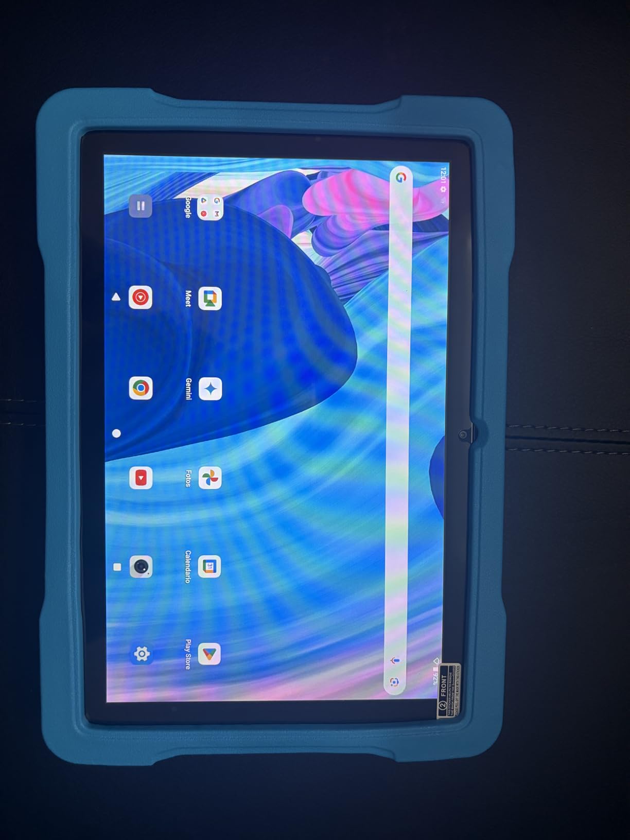Kids Tablet 10 Inch Android 15 Tablets, 30GB RAM 64GB ROM 1TB Expand, Octa-Core Tablet with Gemini AI, 6000mAh, 5G WiFi, HD IPS Display, Widevine L1, Parental Control, Drop-Proof EVA Case - Blue customer photo 2