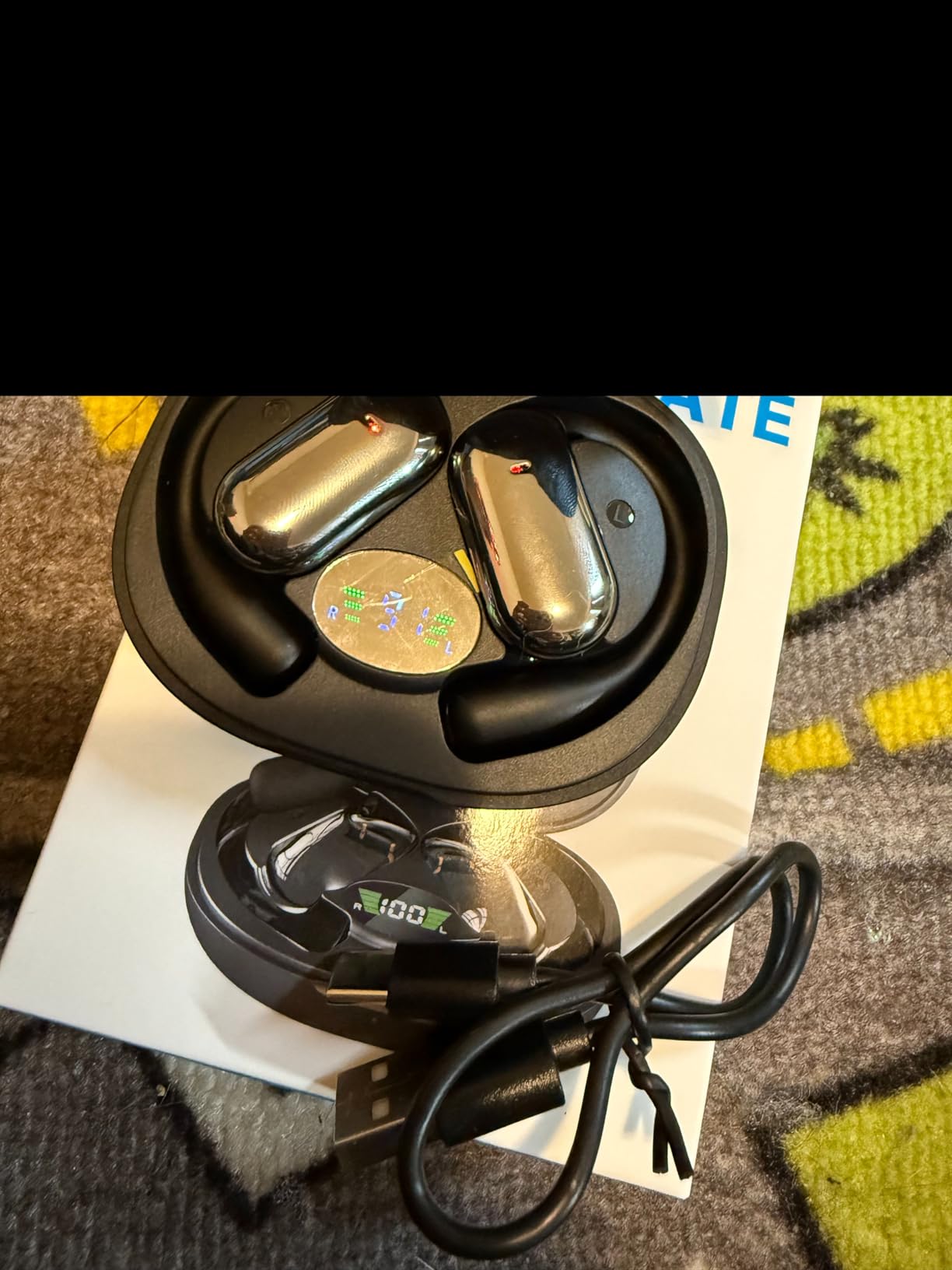 AI Translation Earbuds Real Time, 188 Language Translator Earbuds, Bluetooth 6.1 Audifonos Traductores Inglés Español, OWS 6-in-1 Translating Headphones, Translator Headphones Suitable for Travel Learning customer photo 1