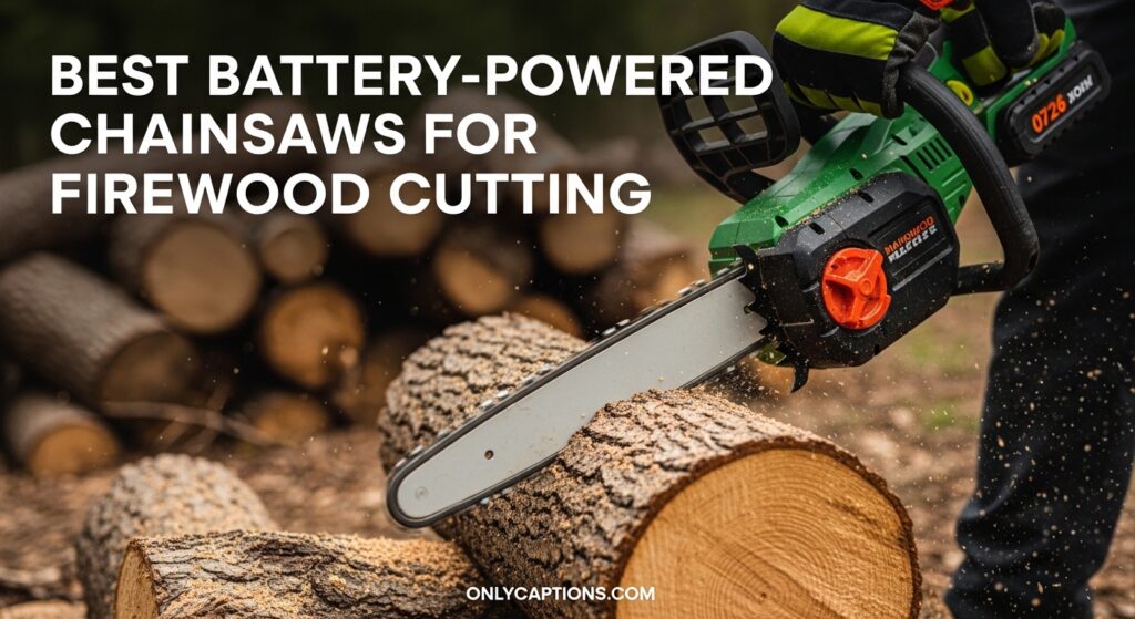 Current image: Best Battery-Powered Chainsaws for Firewood Cutting