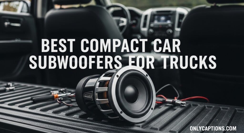 Current image: Best Compact Car Subwoofers for Trucks