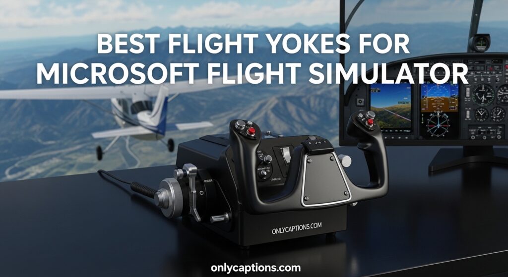 Current image: Best Flight Yokes for Microsoft Flight Simulator